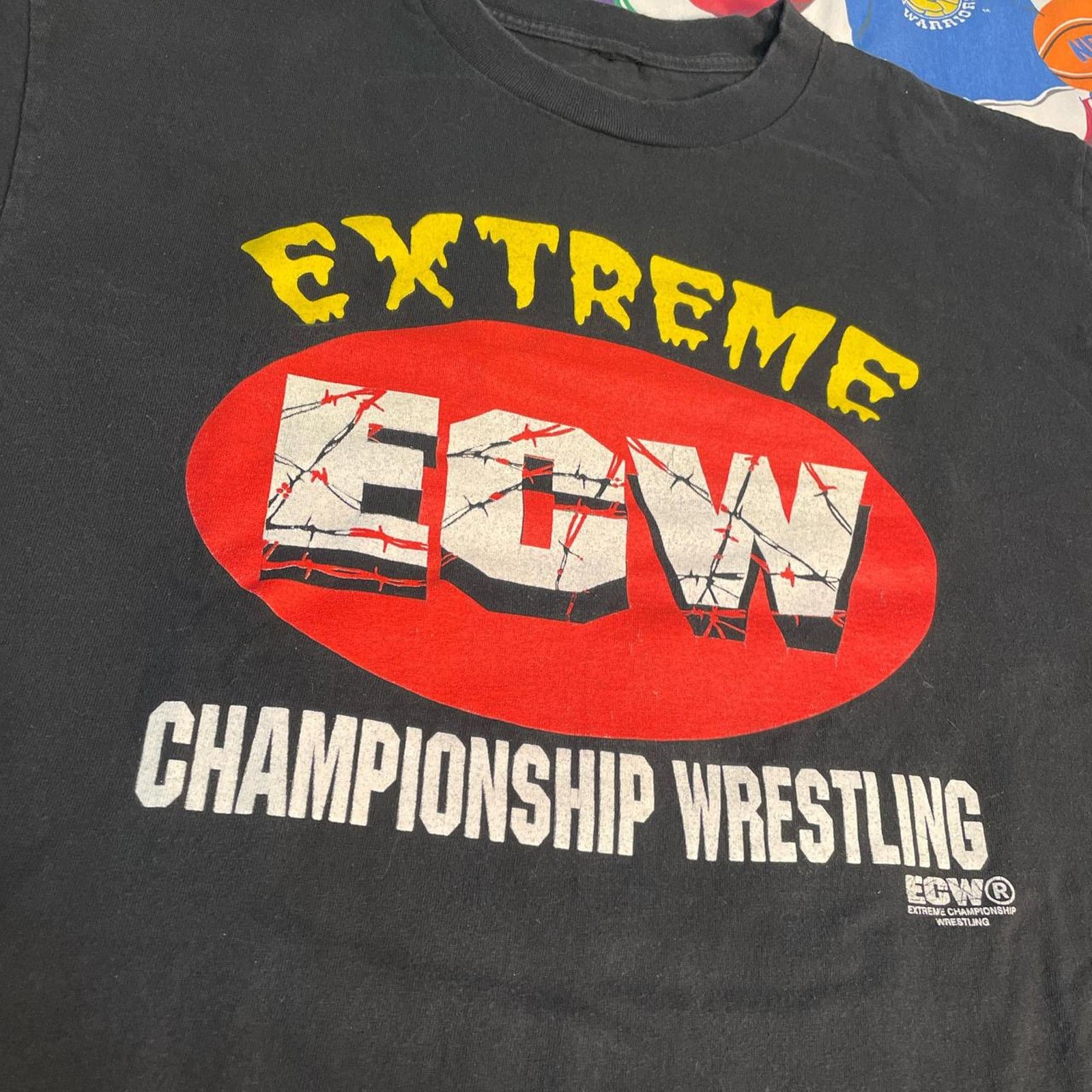 Vintage × WWF Vintage 90s ECW Extreme Championship Wrestling WWF WCW Tee Size US L / EU 52-54 / 3 - 3 Thumbnail