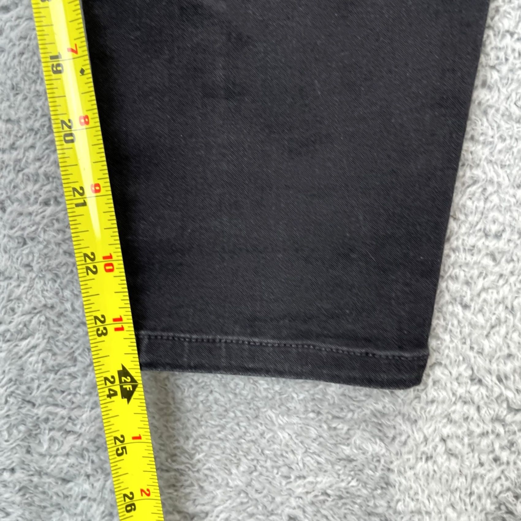 Vintage Liverpool Jeans Womens Jeans 10P Black Ankle Skinny High Rise Denim 5-Pocket City Preppy Women Size 32" / US 10 / IT 46 - 6 Thumbnail