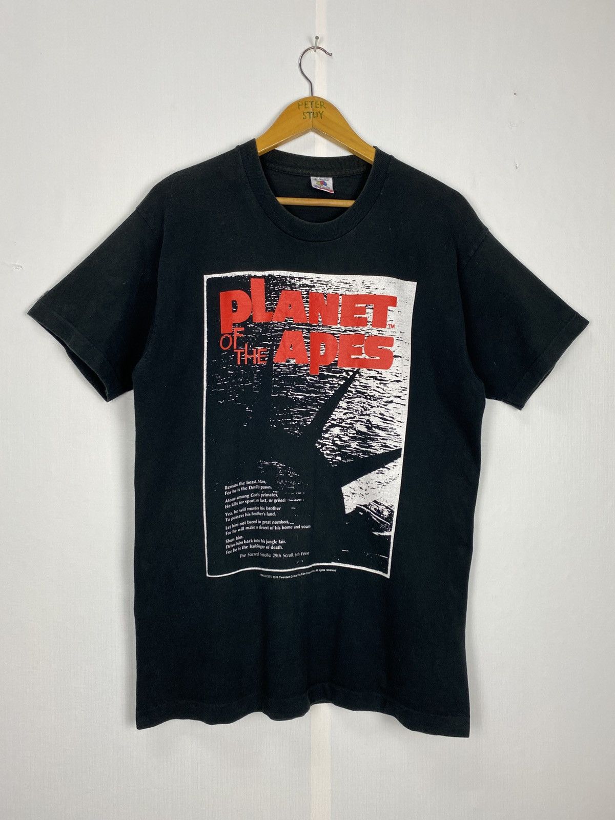 Vintage 🔥True Vintage 96 Planet Of The Apes Tee Size US L / EU 52-54 / 3 - 3 Thumbnail