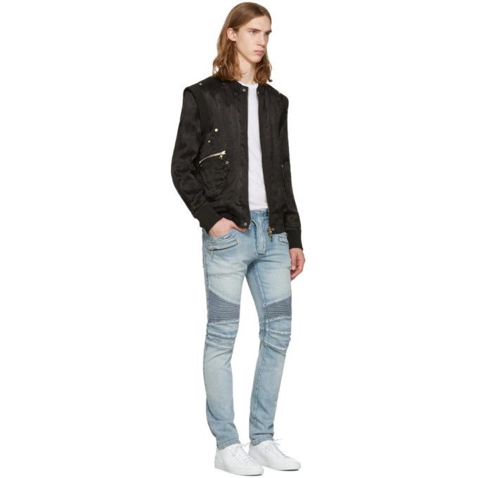 Balmain o1y0426 Denim Pant in Light Blue Size US 32 / EU 48 - 5 Thumbnail