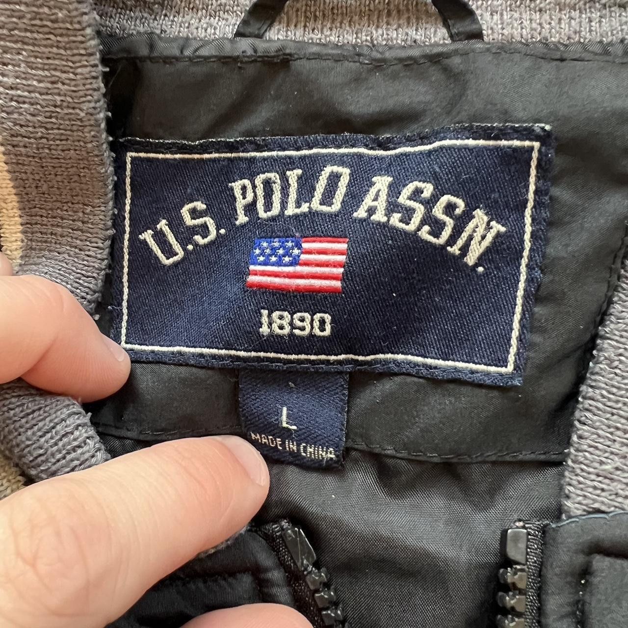 U.S. Polo Assn. Vintage ‘90s U.S. Polo Assn. Full Zip Quilted Jacket Large Size US L / EU 52-54 / 3 - 3 Thumbnail