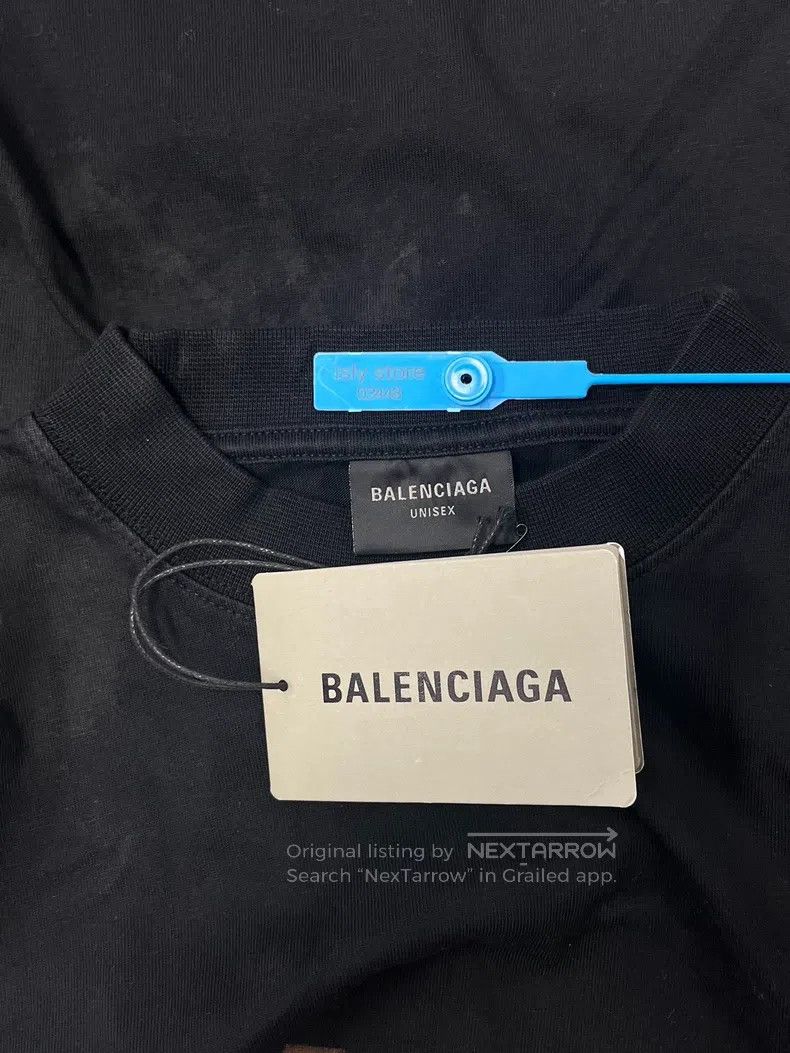 Balenciaga Balenciaga Solid Color Alphabet Printed Round Neck Short S Size US M / EU 48-50 / 2 - 5 Thumbnail