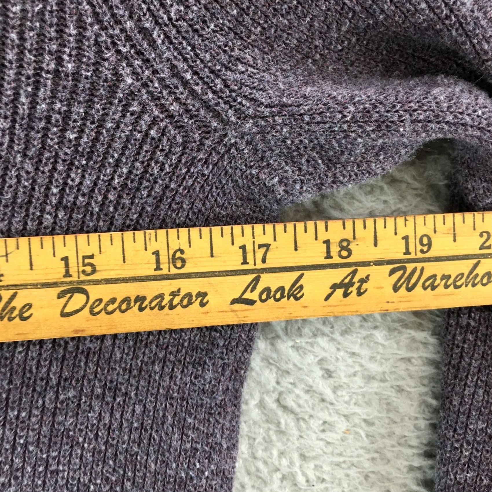 American Eagle Outfitters American Eagle Outfitters Sweater Shirt Womens S Purple Cotton Blend Knit Open Sleeve Crew Neck Pullover Classic Knit Size S / US 4 / IT 40 - 4 Thumbnail