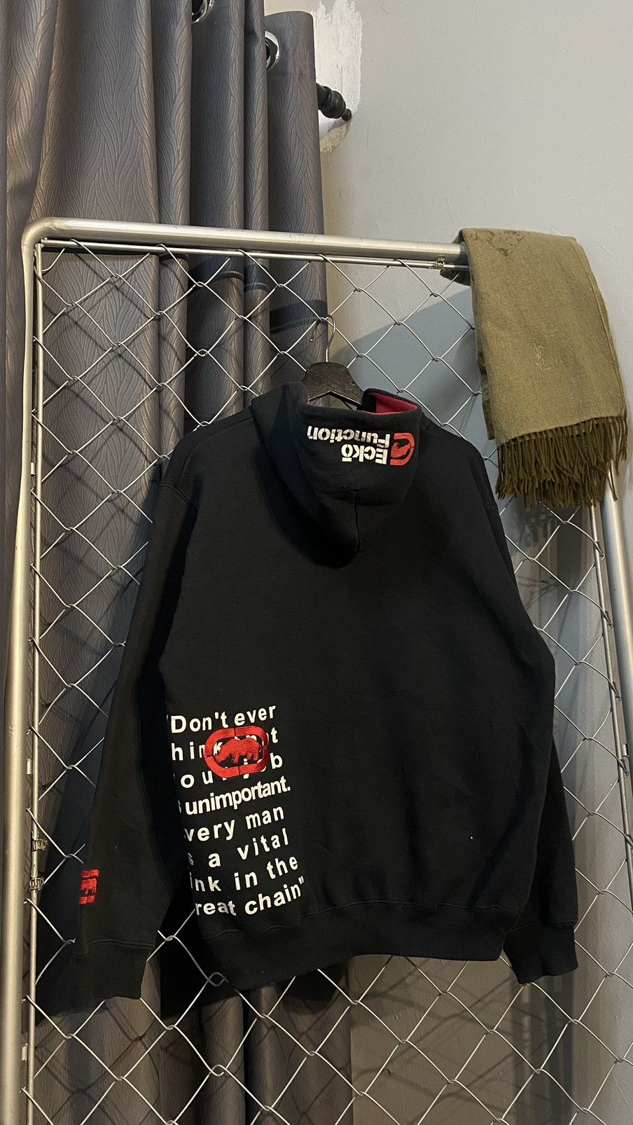 Ecko Unltd. × Japanese Brand × Vintage VINTAGE Y2K ECKO HOODIE BLACK Size US L / EU 52-54 / 3 - 2 Thumbnail