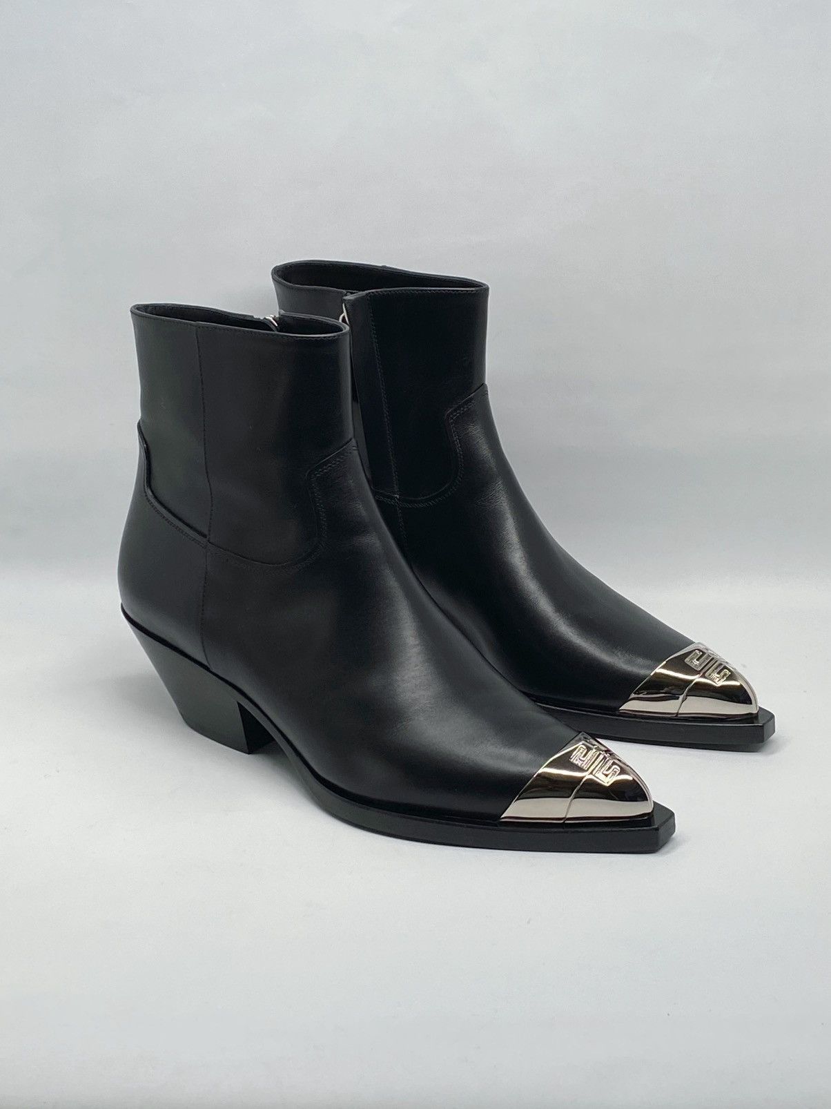 Givenchy Givenchy Calfskin 4G Metal-Toe Western Booties size 38 Size US 8 / IT 38 - 1 Thumbnail
