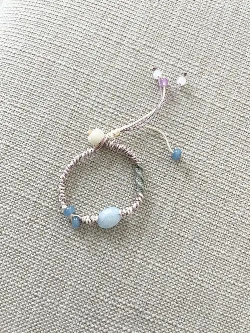 Vintage STEAL! Vintage Chinese Jade Cord Bracelet Size ONE SIZE - 4 Thumbnail