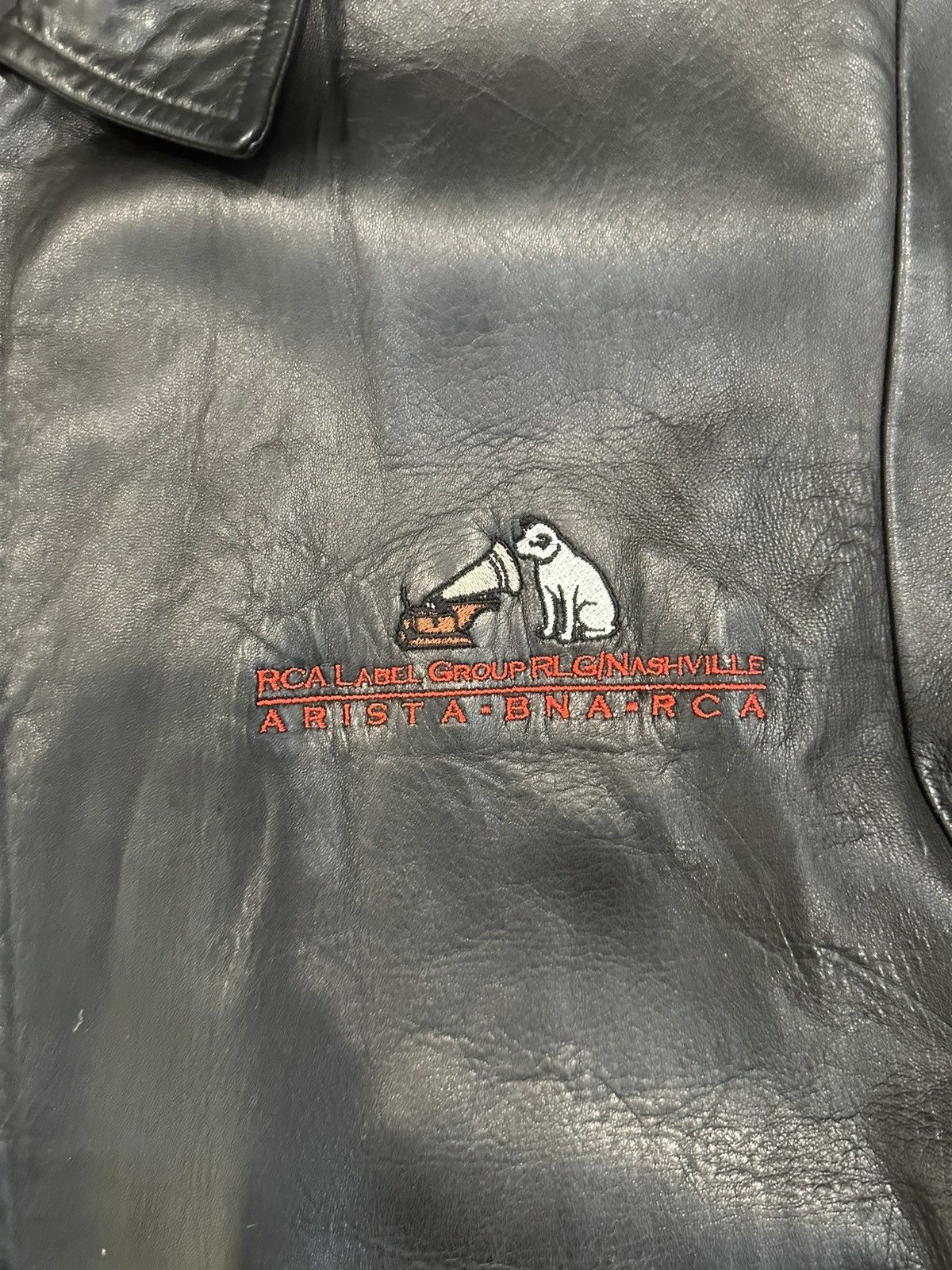 Vintage Vintage RCA Label Nashville Leather Jacket XL Size US XL / EU 56 / 4 - 2 Thumbnail