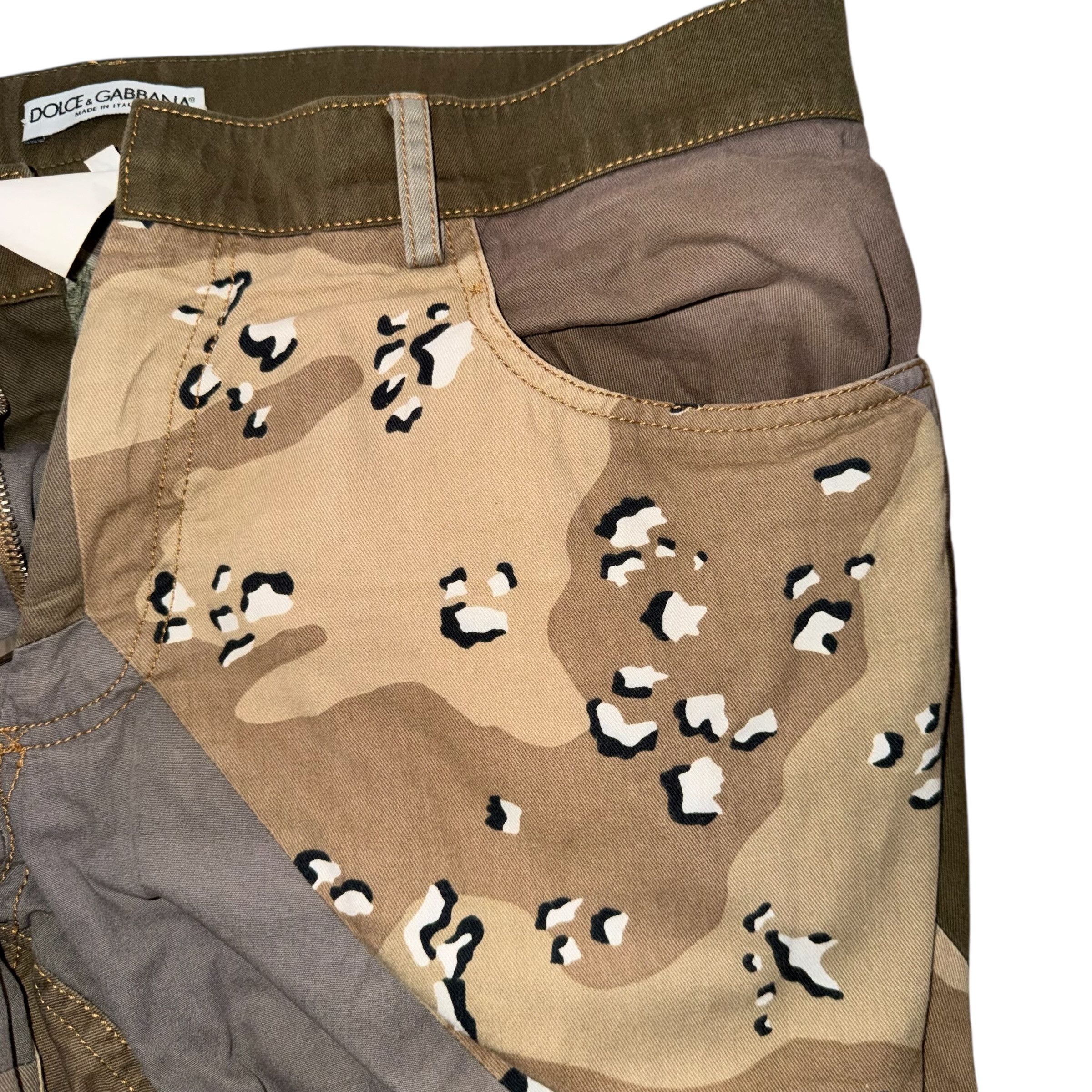 Dolce & Gabbana DOLCE & GABBANA VINTAGE CAMO PANTS Size US 38 / EU 54 - 2 Thumbnail