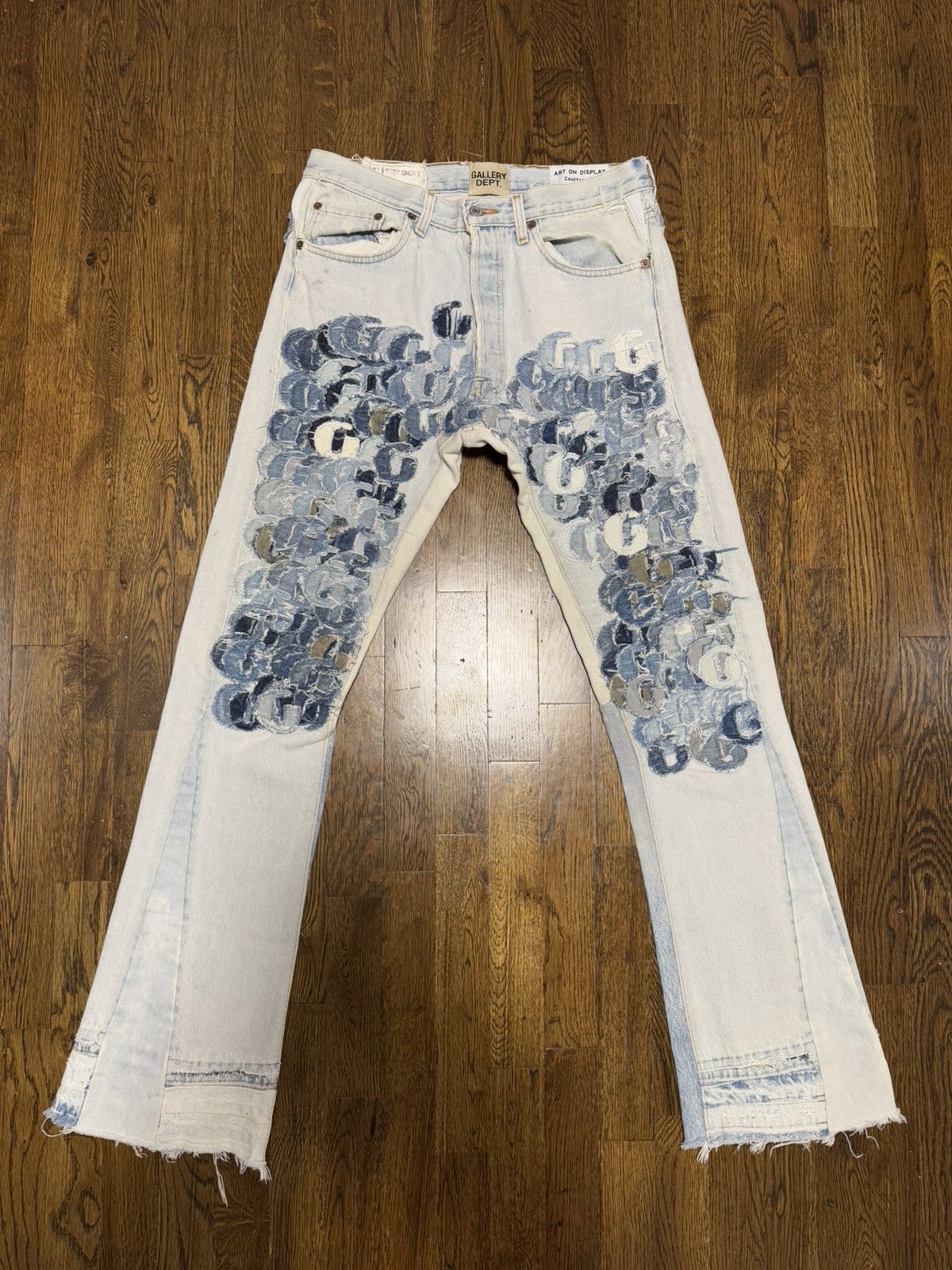 Gallery Dept. Gallery Dept Super G Patch La Flare Jeans Size US 30 / EU 46 - 1 Thumbnail