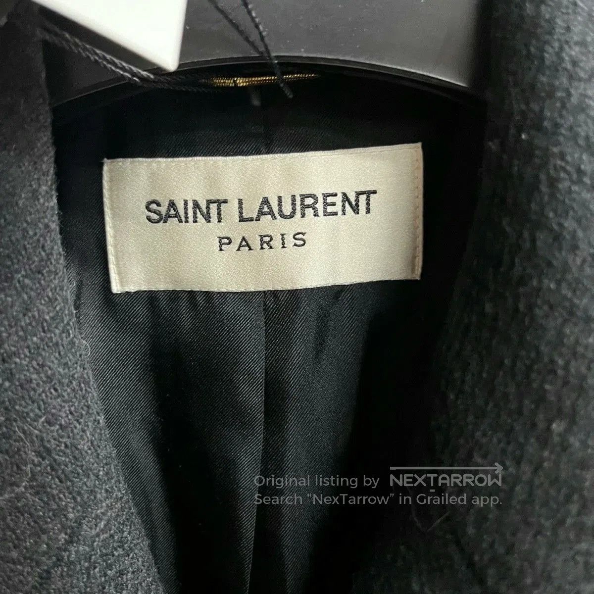 Saint Laurent Paris Saint Laurent Black Double-Breasted Jacket. Size US M / EU 48-50 / 2 - 3 Thumbnail