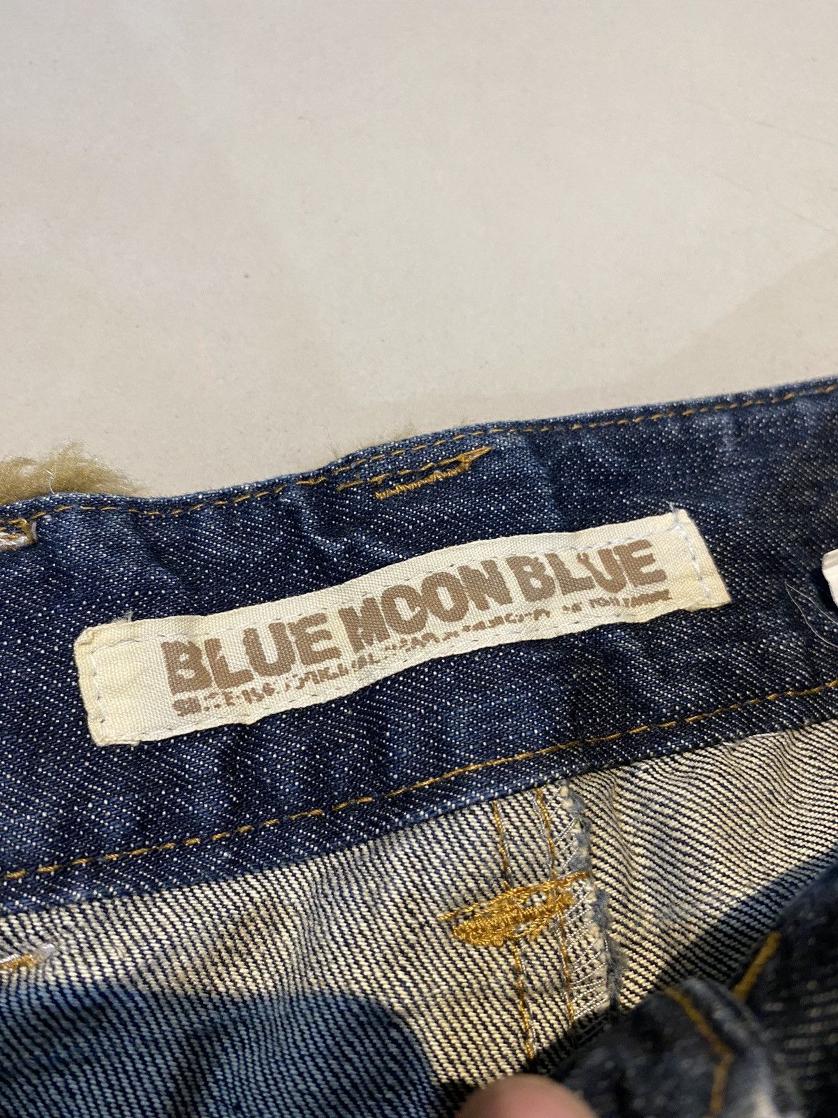 Japanese Brand VINTAGE BLUE MOON BLUE JEANS Size US 30 / EU 46 - 9 Thumbnail