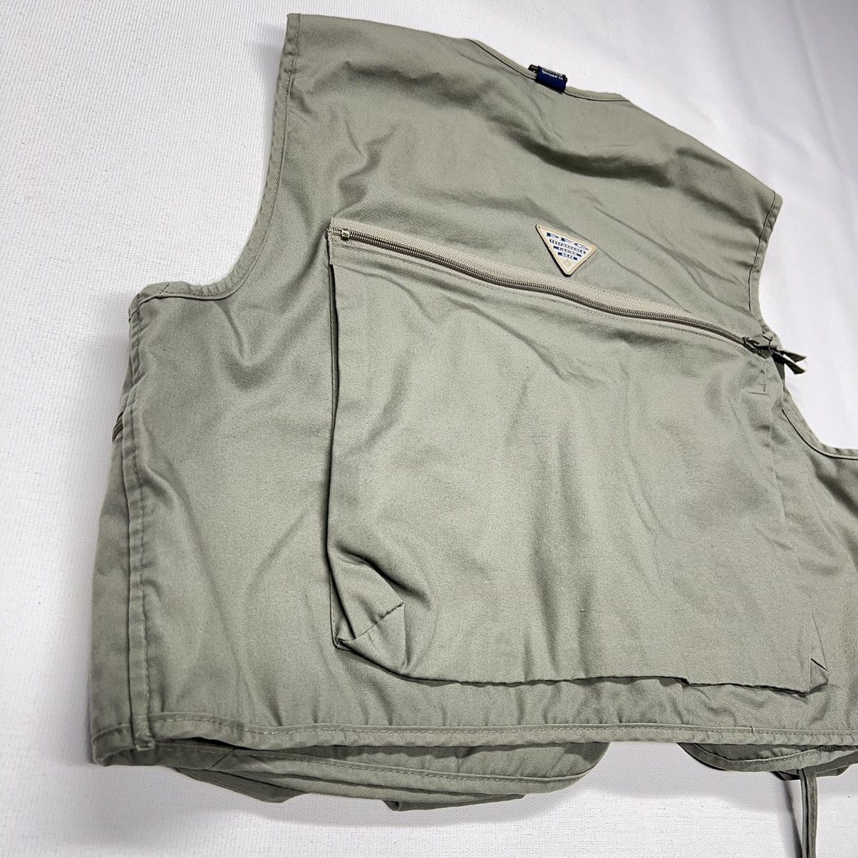 Columbia × Vintage VTG Columbia Fishing Vest Green PFG Pocket Outdoor Hunting Size US XL / EU 56 / 4 - 17 Thumbnail