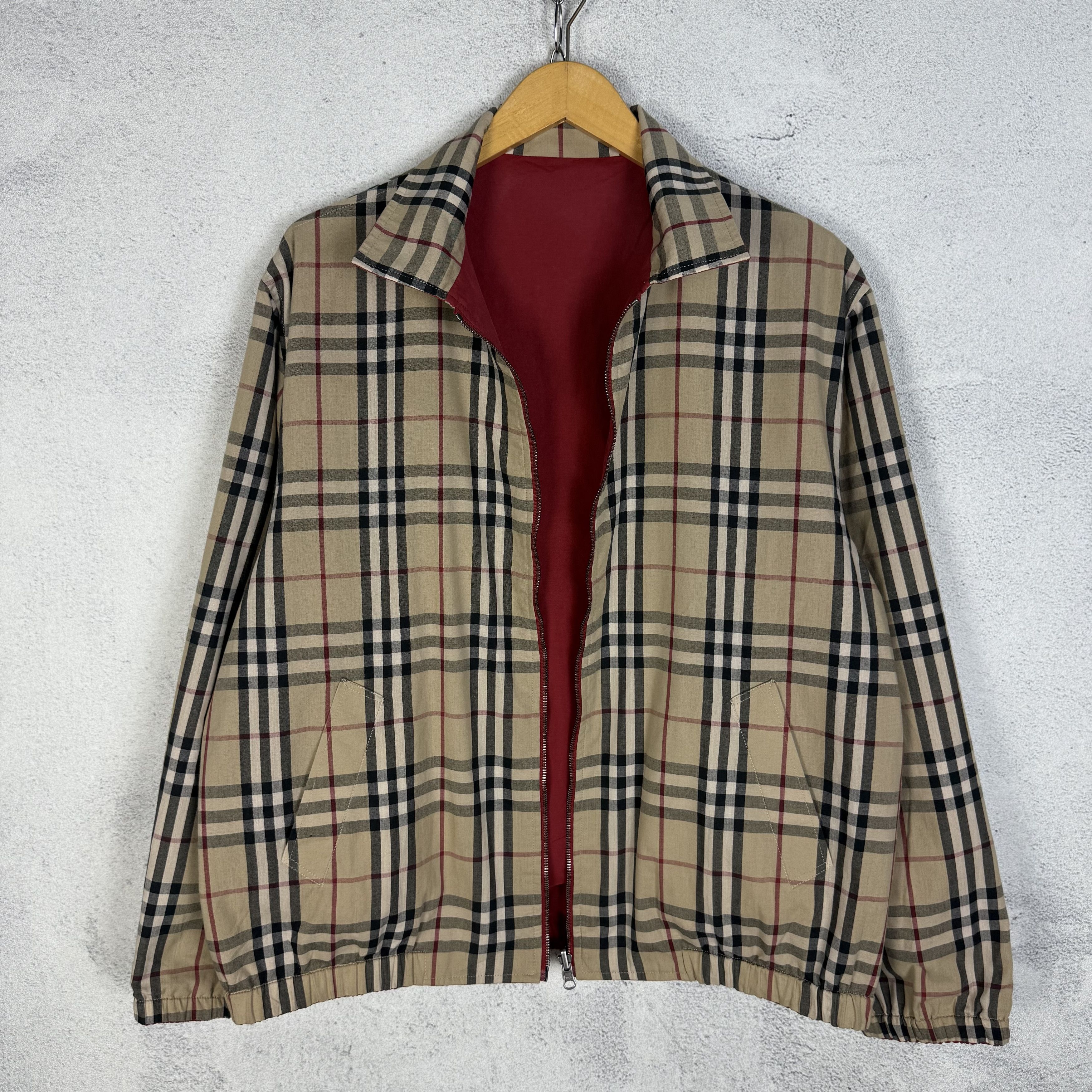Burberry Vintage Burberry Nova Check Reversible Jacket Size US L / EU 52-54 / 3 - 4 Thumbnail