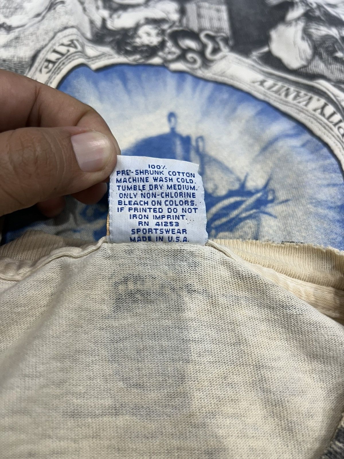 Vintage Rare Greek Goddess Lesbian Month Of The Sacred Heart Tee Size US L / EU 52-54 / 3 - 24 Thumbnail