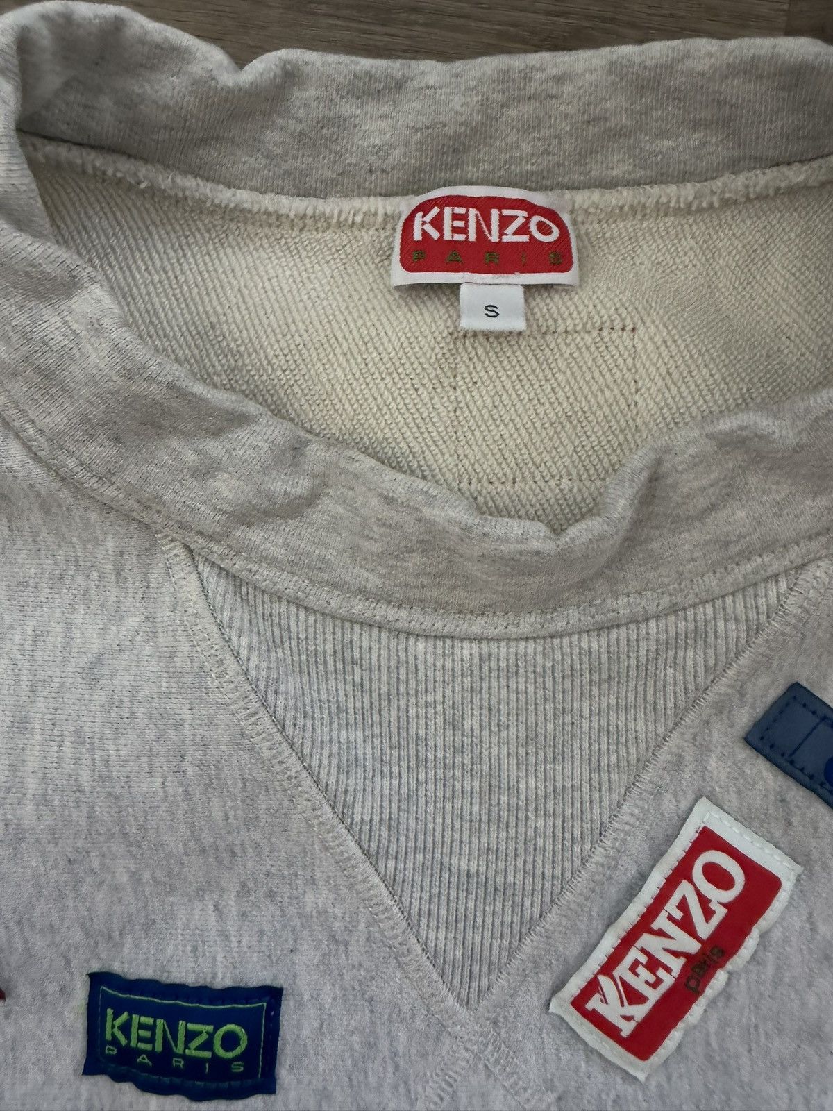 Kenzo KENZO Labels Crewneck Sweatshirt Size US S / EU 44-46 / 1 - 2 Thumbnail