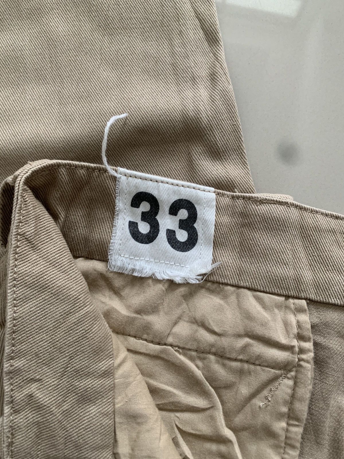 Vintage Vintage French Army Military Khaki Trousers Size US 33 - 5 Thumbnail