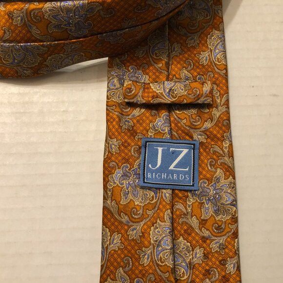 Other JZ Richards men's new silk tie 3 1/4" X 58 1/4" Size ONE SIZE - 5 Thumbnail
