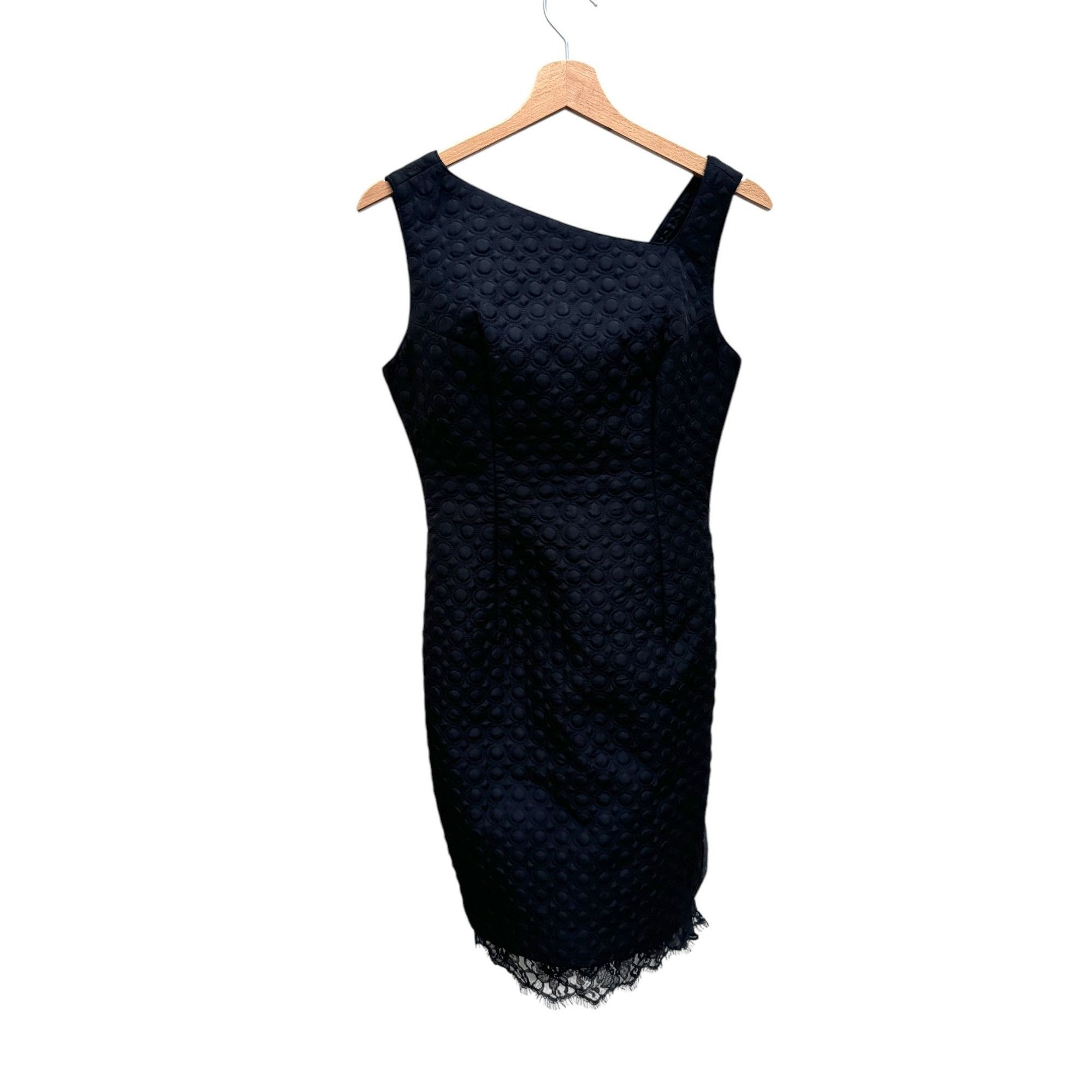 Versace Vintage Black Embossed Dress Size S / US 4 / IT 40 - 1 Thumbnail