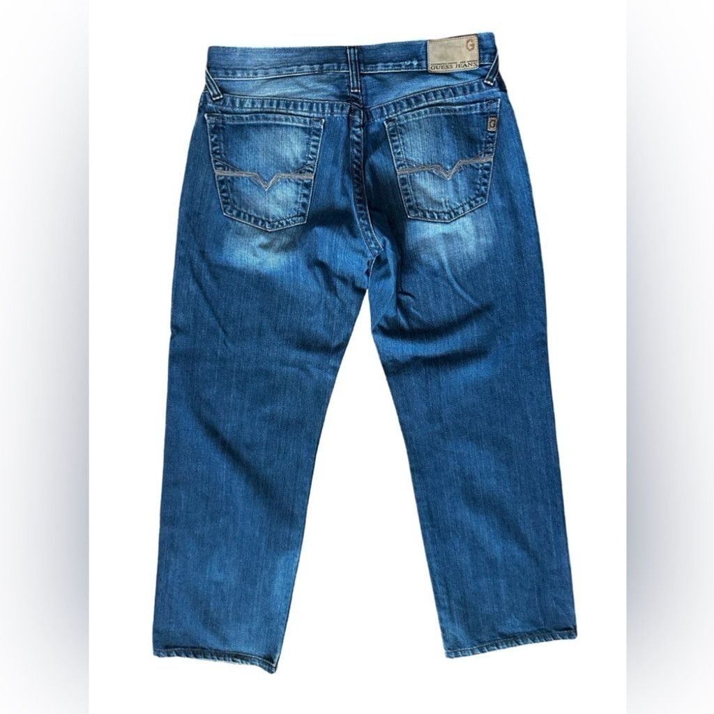Guess GUESS JEANS Rebel Straight Leg Jeans Blue Men’s Size 32. Size US 32 / EU 48 - 14 Thumbnail