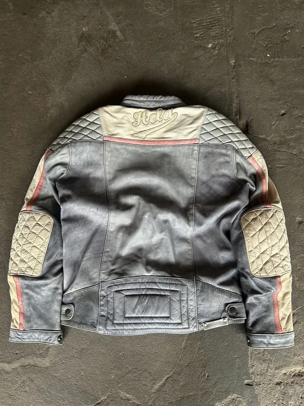 Hysteric Glamour VINTAGE MARLBORO FERRARI STYLE WASHED RACING LEATHER JACKET Size US M / EU 48-50 / 2 - 4 Thumbnail