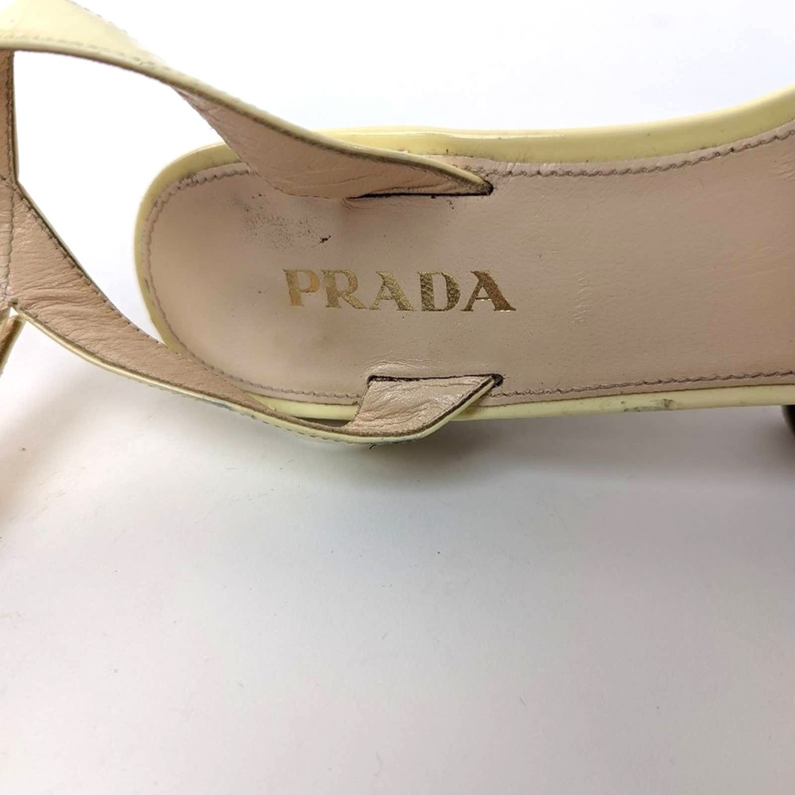 Prada PRADA Canary Yellow Cork Platform Heels - 8 Size US 8 / IT 38 - 3 Thumbnail