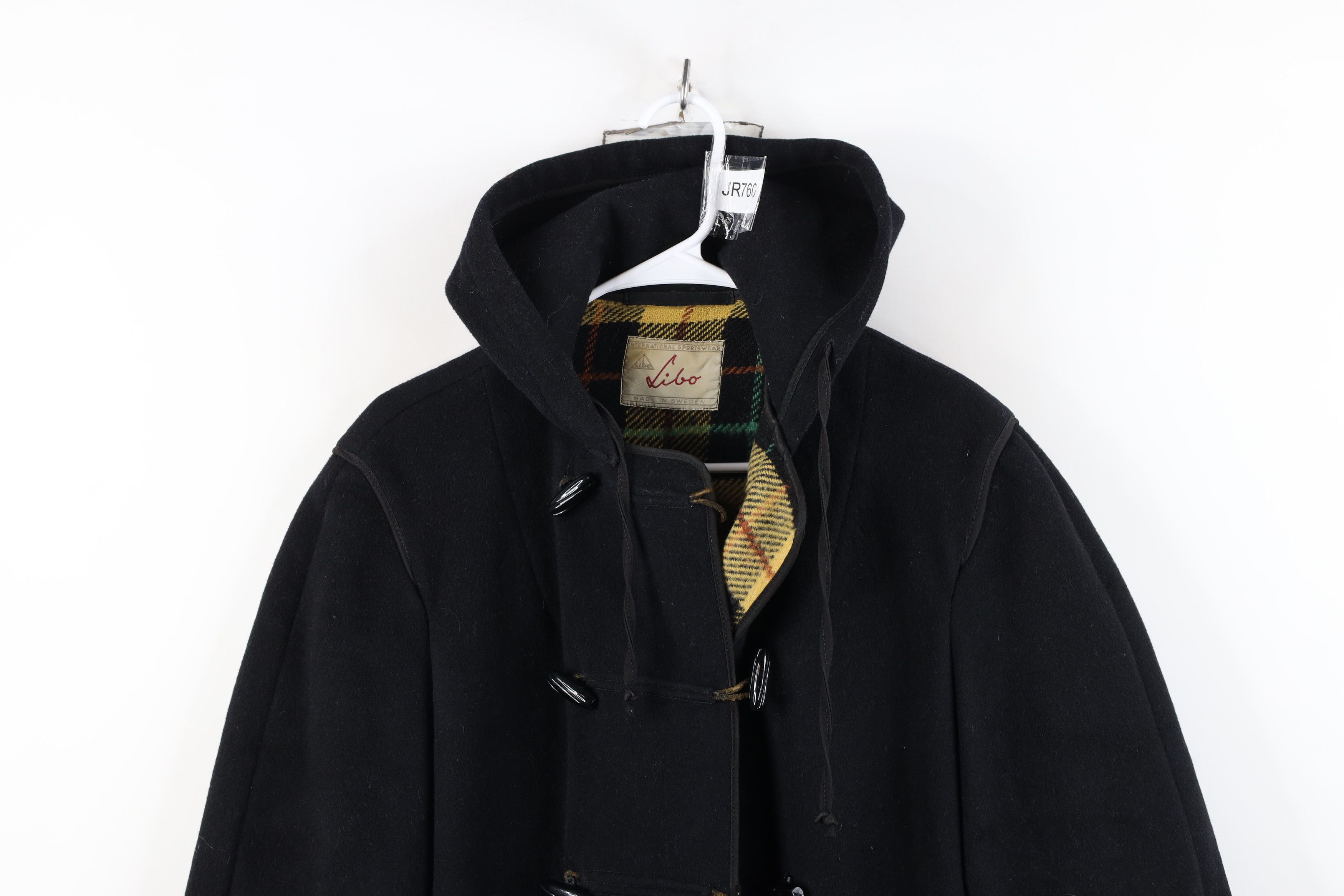 Vintage Vintage 50s 60s Wool Hooded Toggle Button Parka Jacket Size M / US 6-8 / IT 42-44 - 2 Thumbnail
