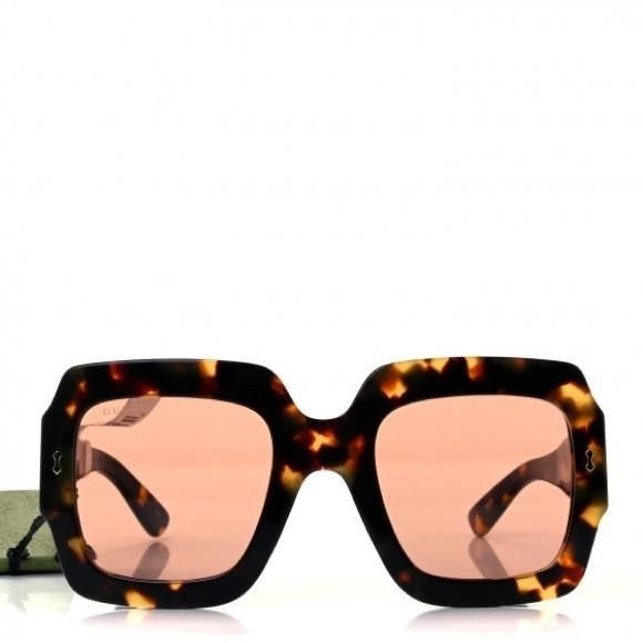 Gucci GUCCI Square Sunglasses GG1111S Havana Size ONE SIZE - 7 Thumbnail