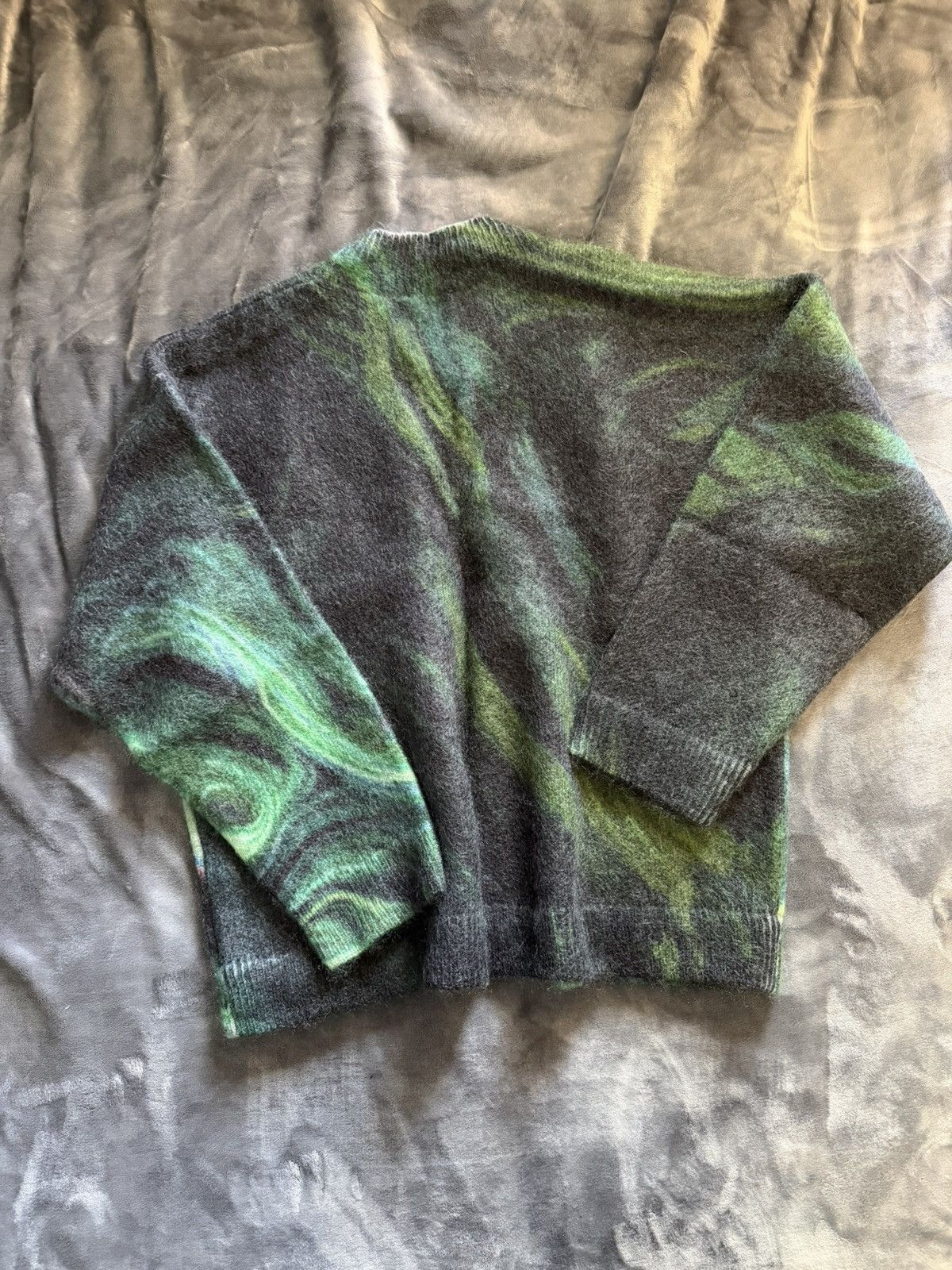 Namacheko Namacheko Rezyane Printed Green Wool Sweater Size US L / EU 52-54 / 3 - 3 Thumbnail