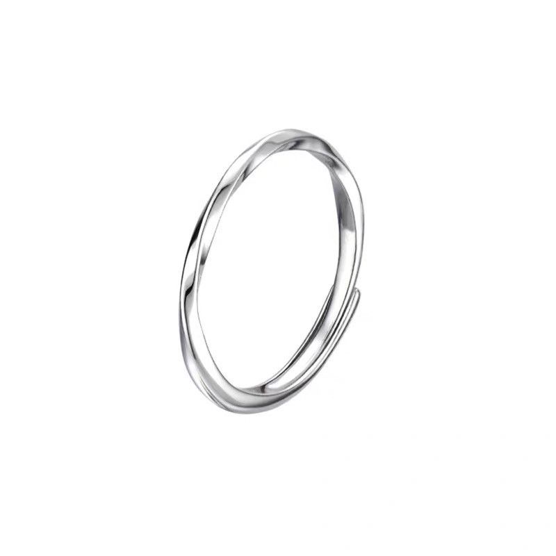 Jewelry Dark Jewelry Rings Open Size Chrome Ring (Size 7-13) Size ONE SIZE - 5 Thumbnail