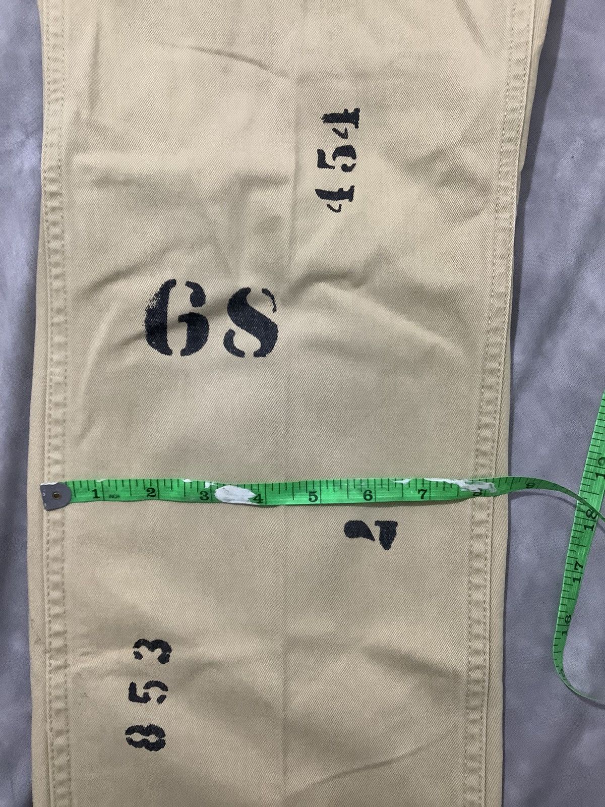 Mister Freedom 🛒Need Gone🛒 MFS Vetements The Code of Number Printed Pants Size US 33 - 12 Thumbnail