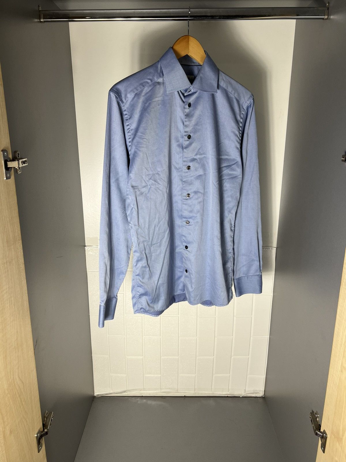Eton VINTAGE ETON CLASSIC SHIRT ITALIAN DESIGNER CASUAL Y2K 90s Size US M / EU 48-50 / 2 - 4 Thumbnail