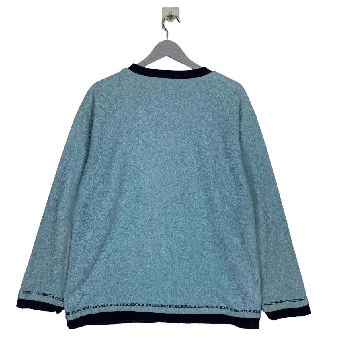 Disney × Mickey Mouse × Warner Bros Vintage 90s Mickey Mouse Big Logo Crewneck Fleece Size US M / EU 48-50 / 2 - 8 Thumbnail