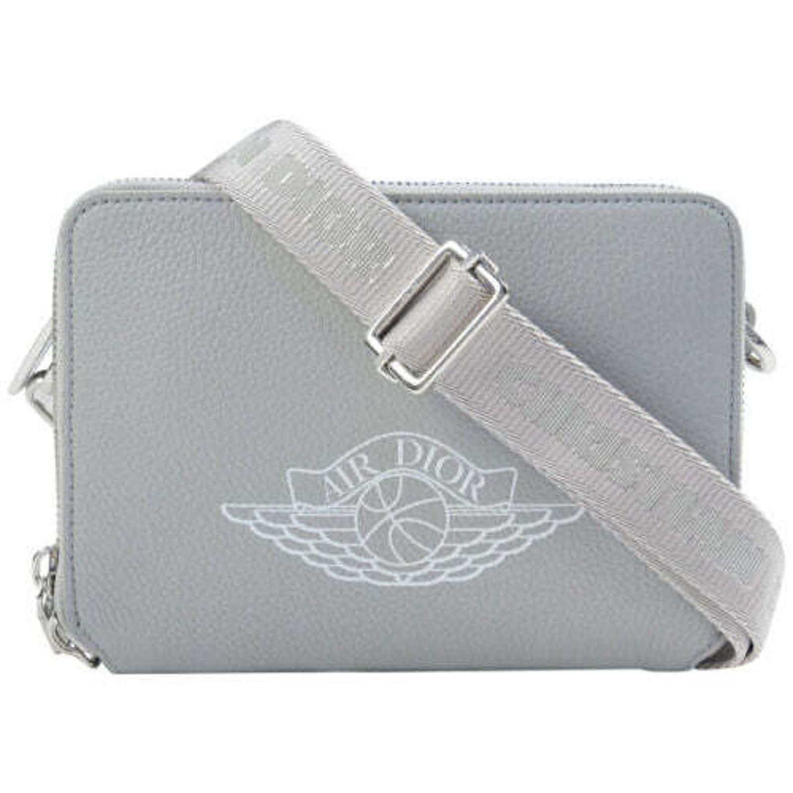 Dior Air Dior Jordaan White Logo Small Zipped Around Compact Bag Size ONE SIZE - 1 Thumbnail