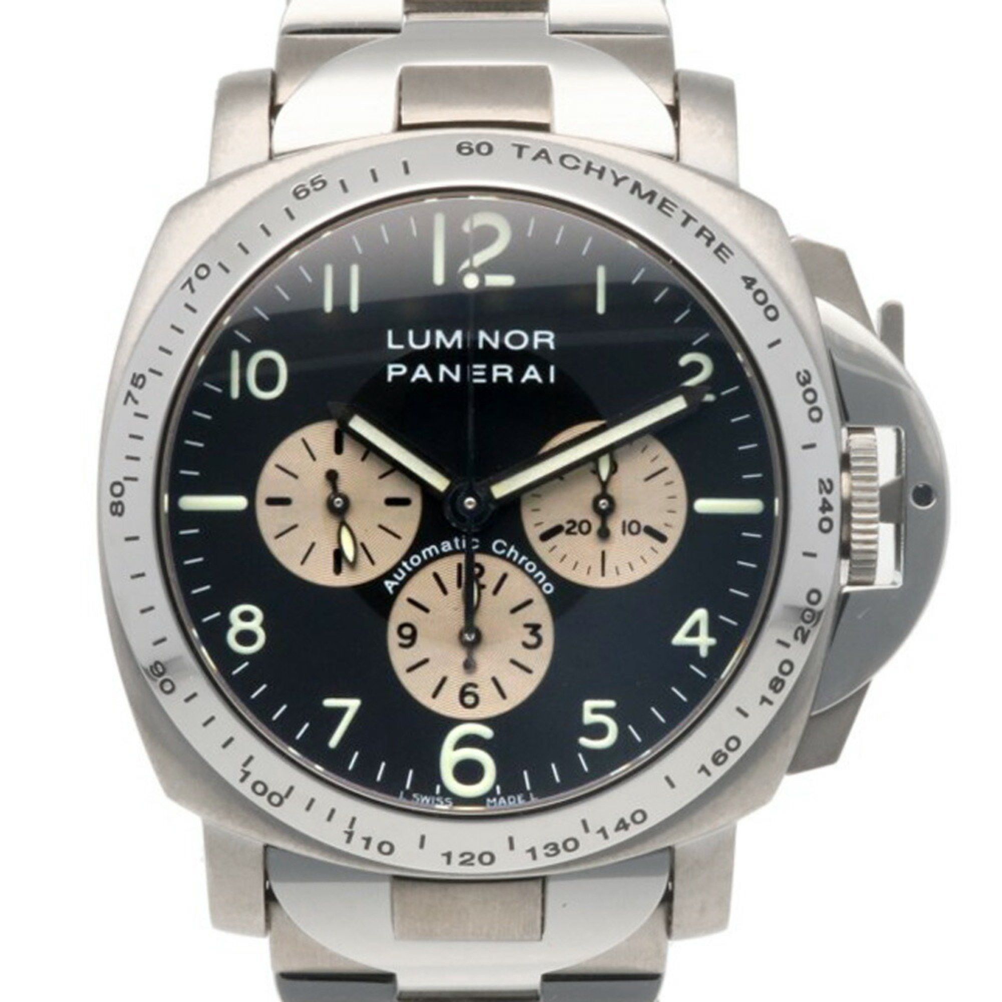 Panerai Officine Panerai Luminor Chrono Watch Titanium PAM00052 Automatic Men's OFFICINE PANERAI Overhauled Size ONE SIZE - 1 Thumbnail
