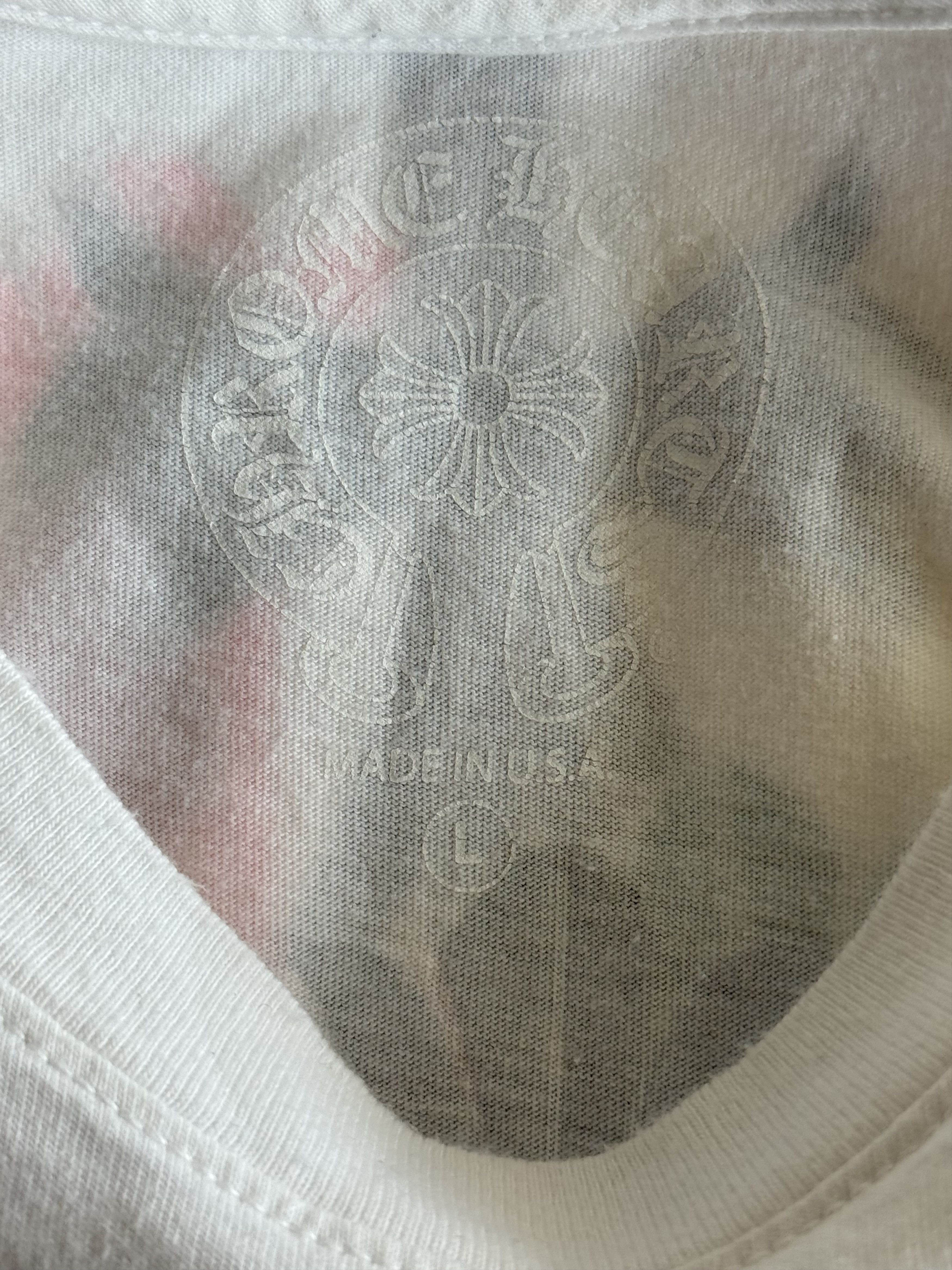 Chrome Hearts Chrome Hearts White Multicolor Cross T-Shirt Size US L / EU 52-54 / 3 - 3 Thumbnail