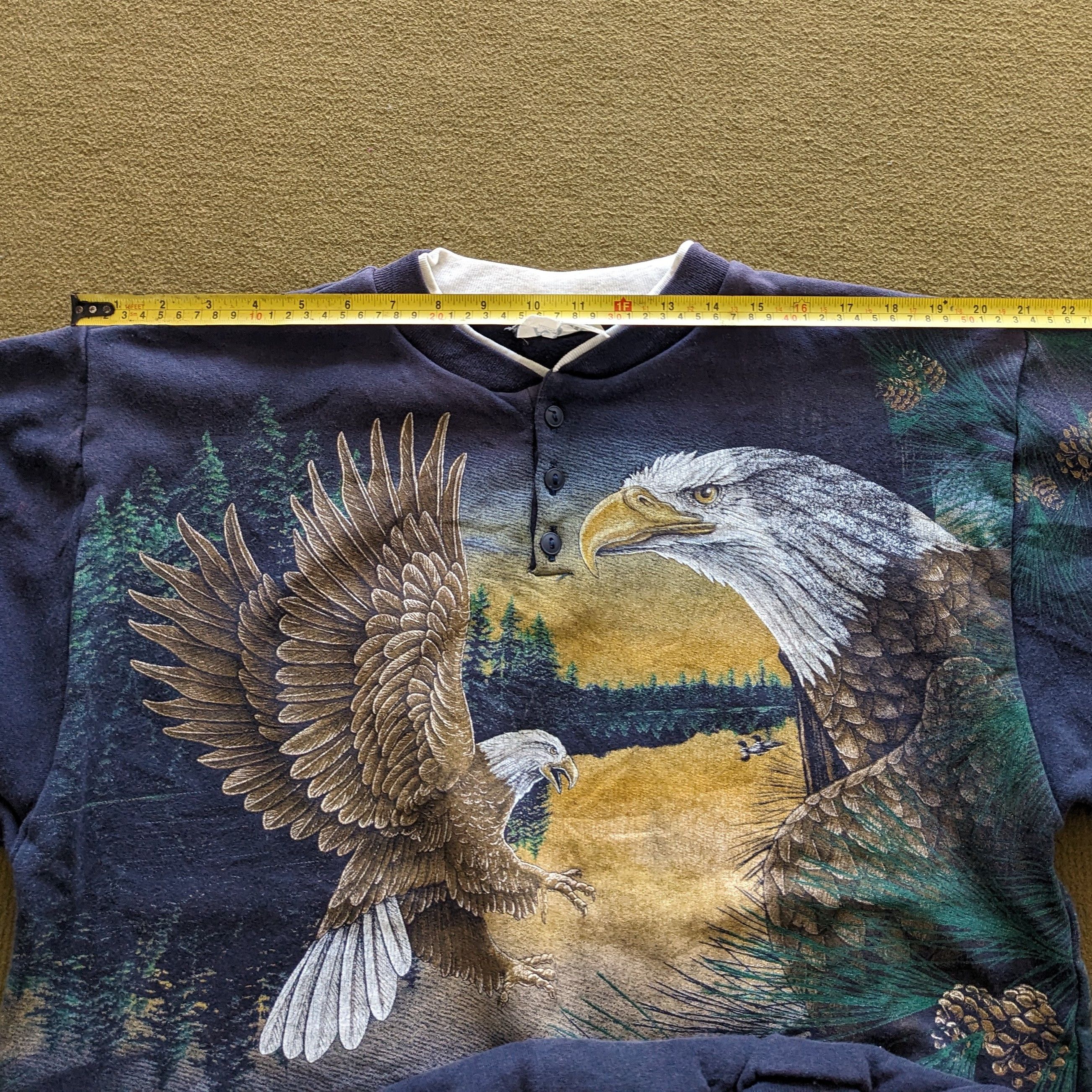 Vintage Vintage EAGLE ART Streetwear Style Sweatshirt Size US M / EU 48-50 / 2 - 5 Thumbnail