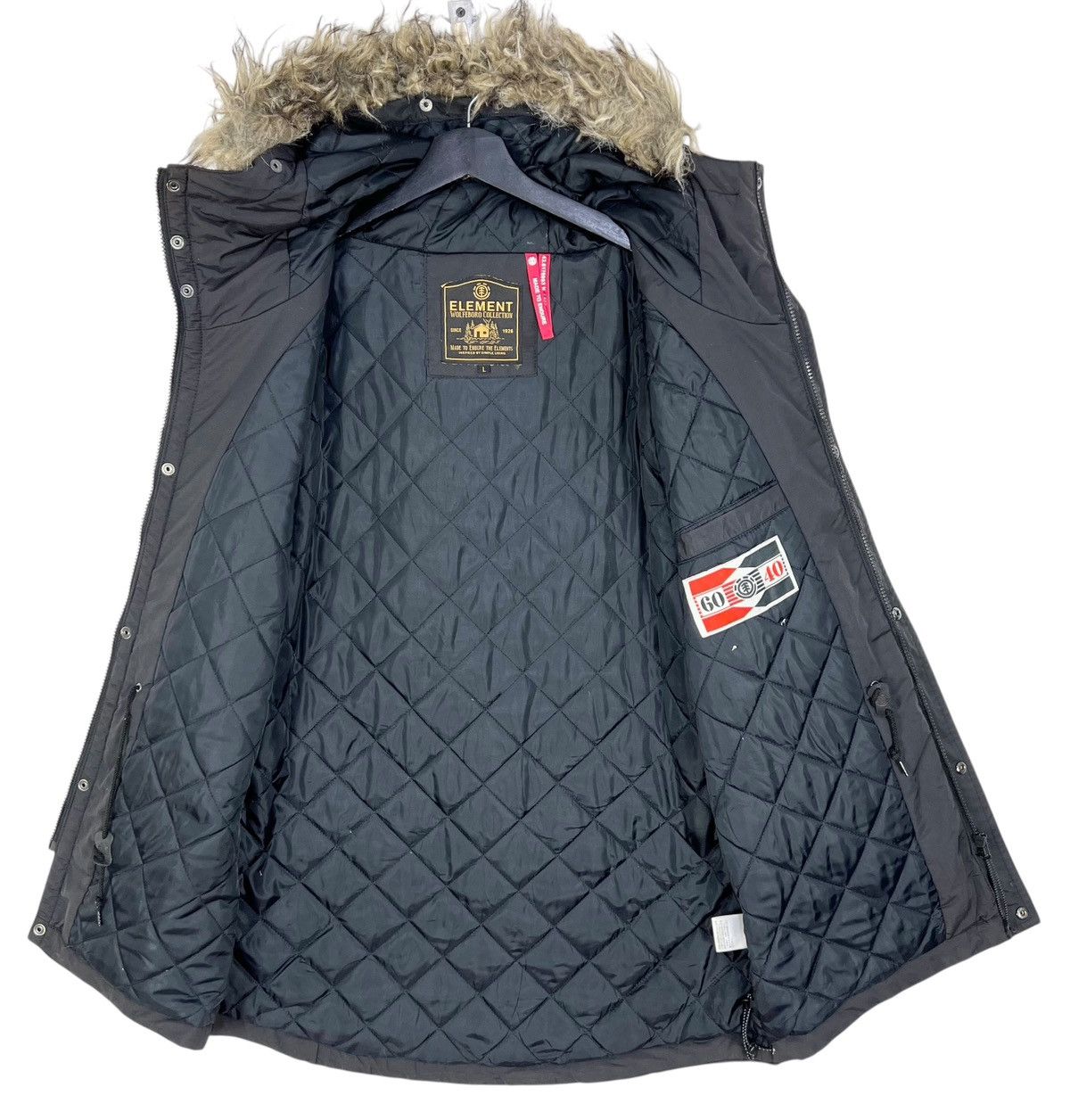 Element Element Wolfeboro Collection Furs Hoodie Winter Parka Jacket Size L / US 10 / IT 46 - 7 Thumbnail