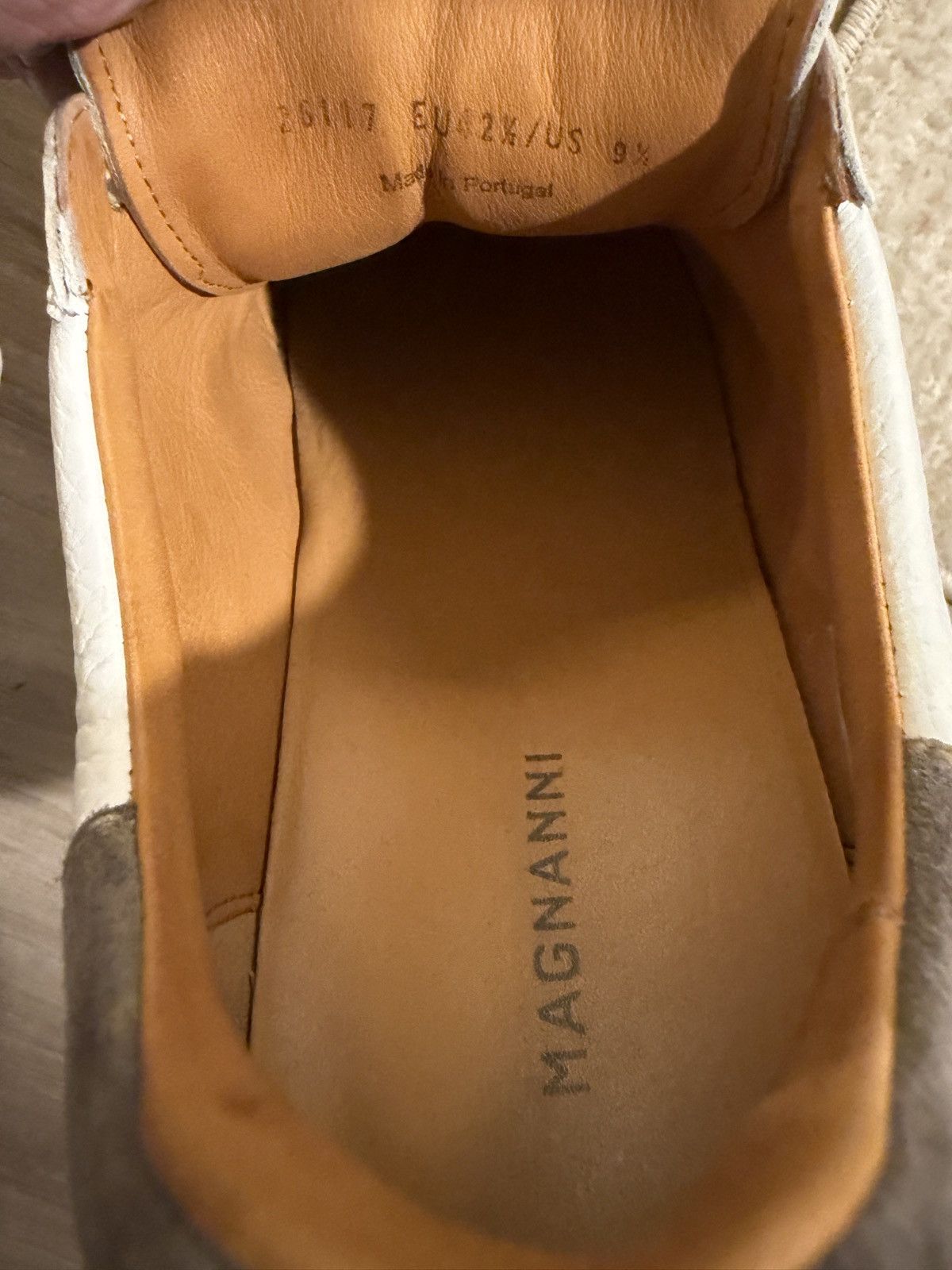 Magnanni Magnanni White Sneakers Size US 9.5 / EU 42-43 - 6 Thumbnail