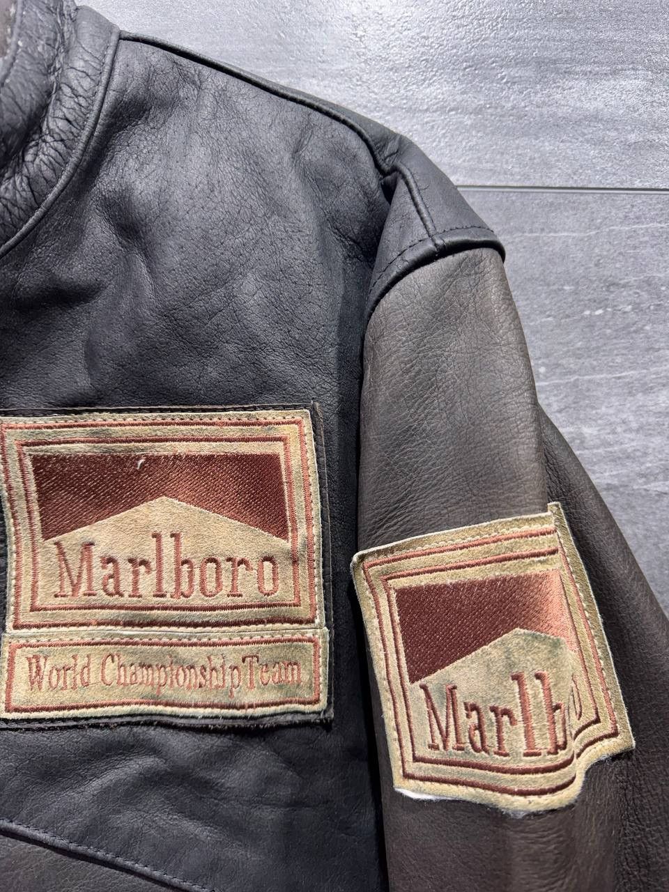 Marlboro Marlboro Vintage Racing Leather Rare Motorcycle Biker Jacket Size US S / EU 44-46 / 1 - 25 Thumbnail