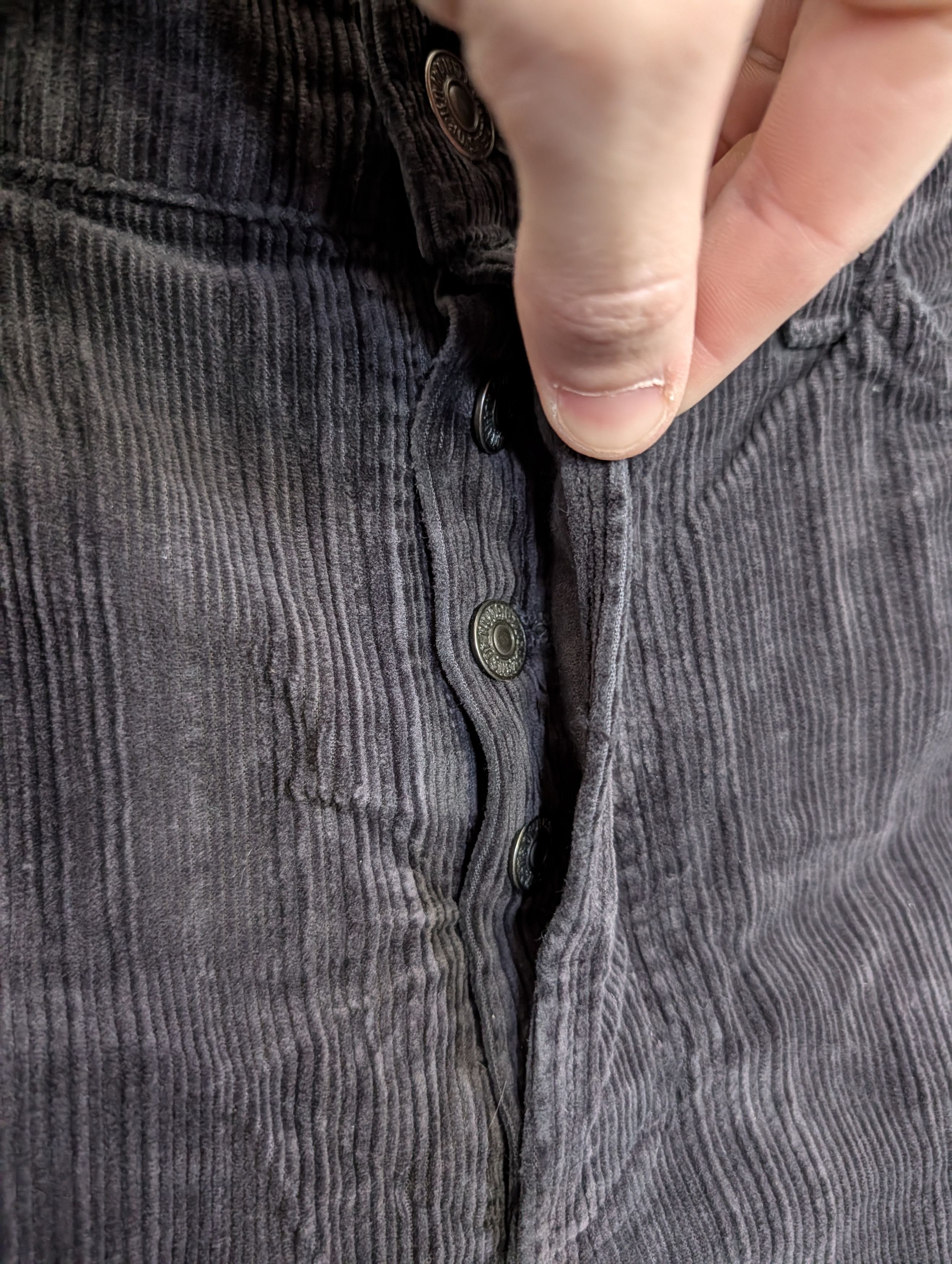 Citizens Of Humanity Black striped corduroy made in USA pants 28 Size US 30 / EU 46 - 5 Thumbnail