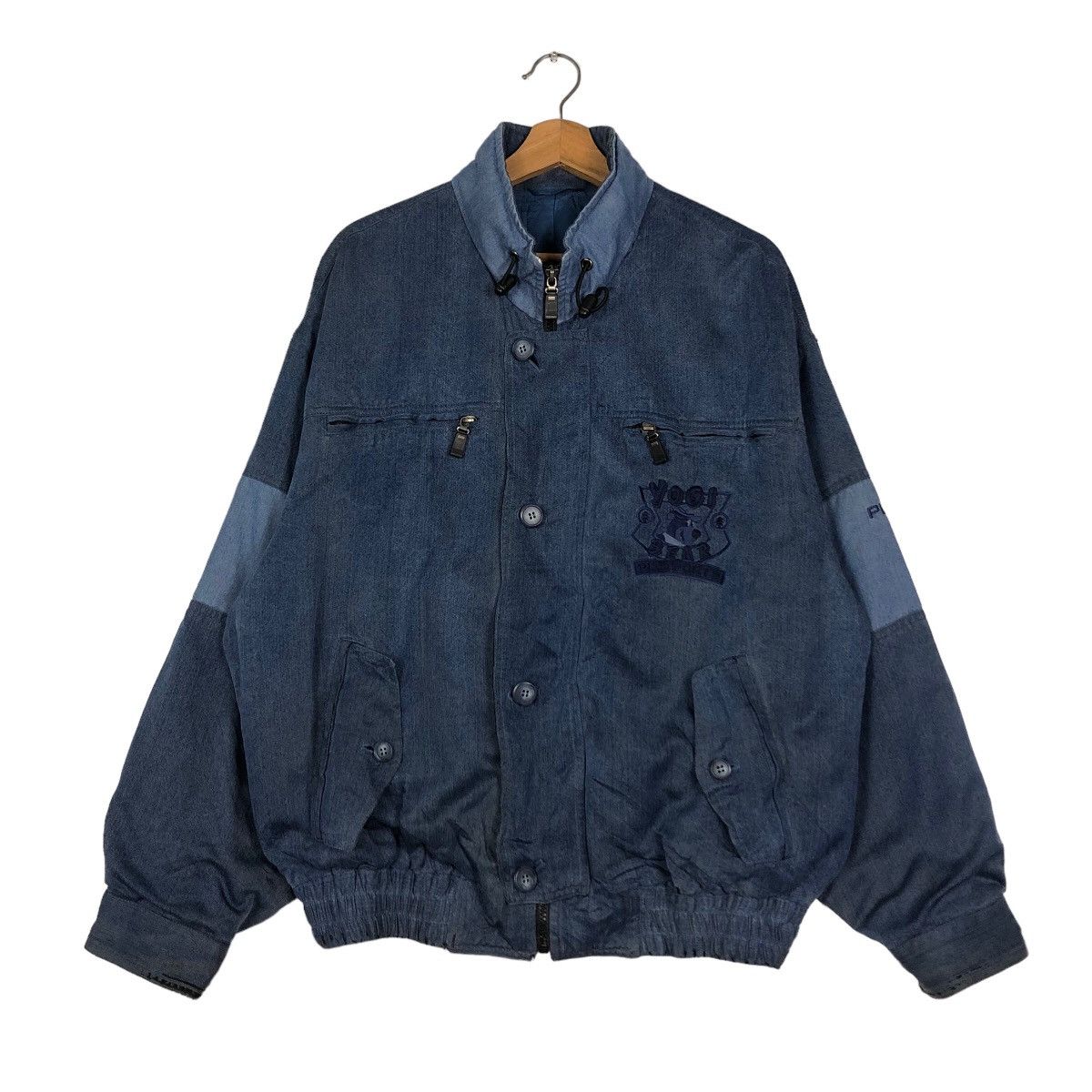 Japanese Brand 🔥Vintage Bomber Jacket Pia Sports Big Logo Issey Miyake Size US M / EU 48-50 / 2 - 1 Thumbnail