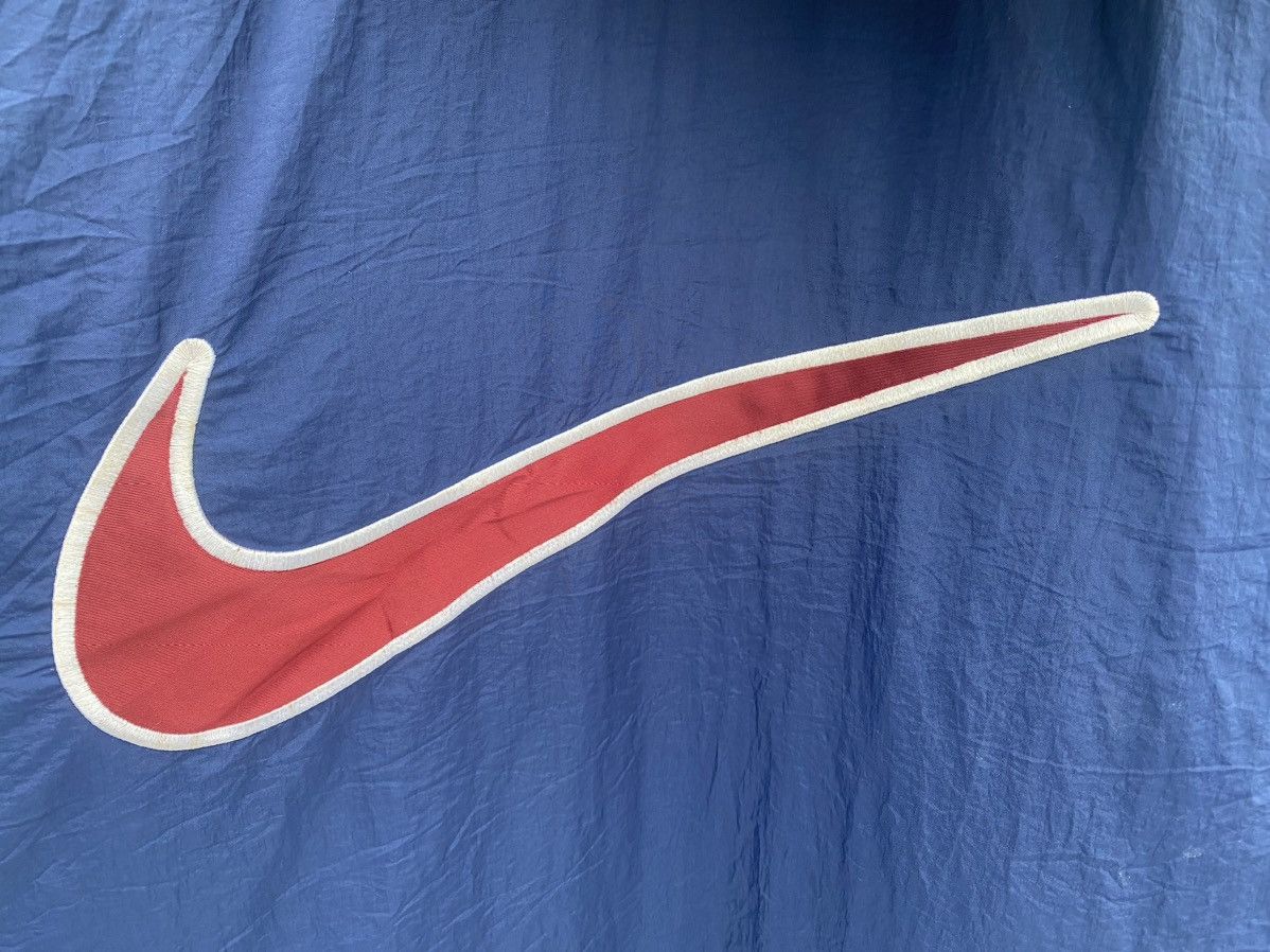 Nike × Vintage AW Vintage Nike Woven Big Swoosh Parka Jacket Size US XXL / EU 58 / 5 - 6 Thumbnail