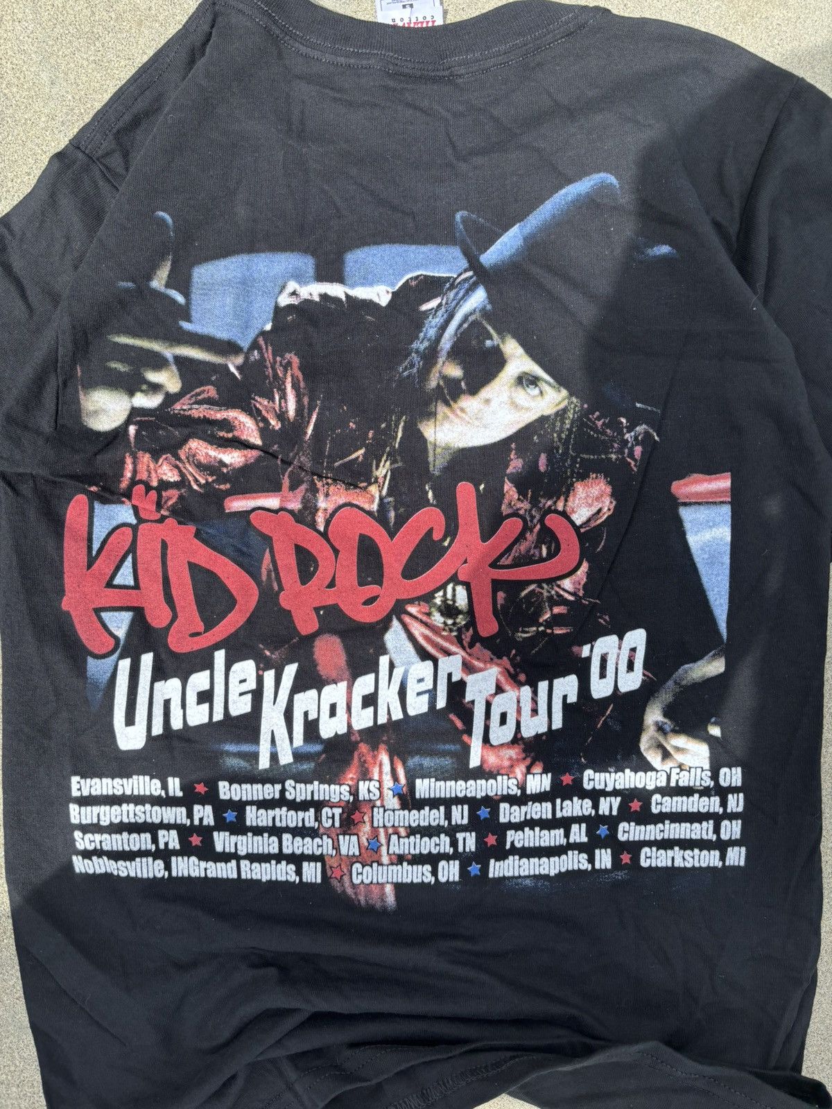 Band Tees Vintage ‘00 Kid Rock Uncle Kracker Tour Concert T Shirt Size US S / EU 44-46 / 1 - 4 Thumbnail
