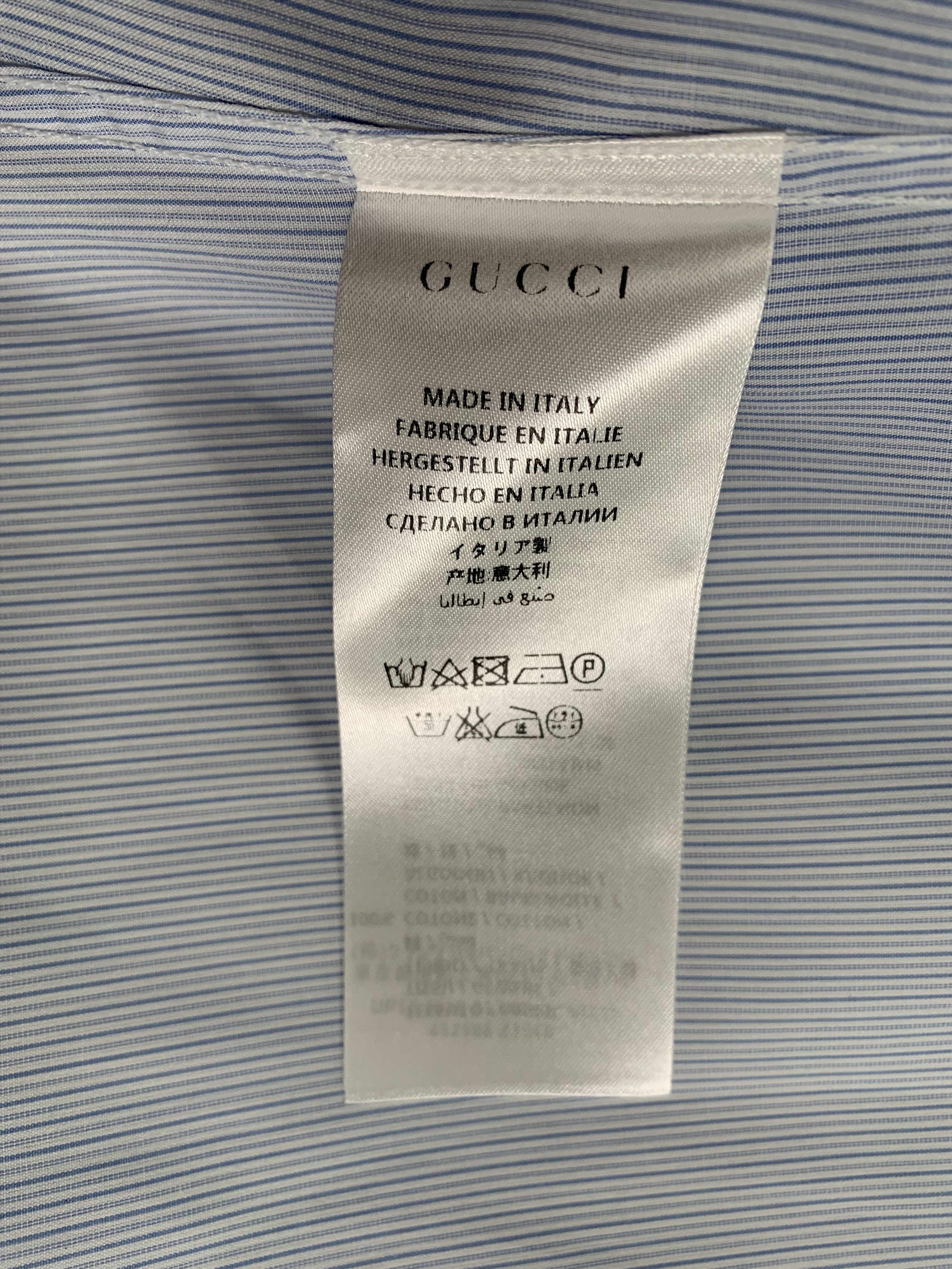 Gucci Gucci Snake Embroidered Shirt Size US L / EU 52-54 / 3 - 11 Thumbnail