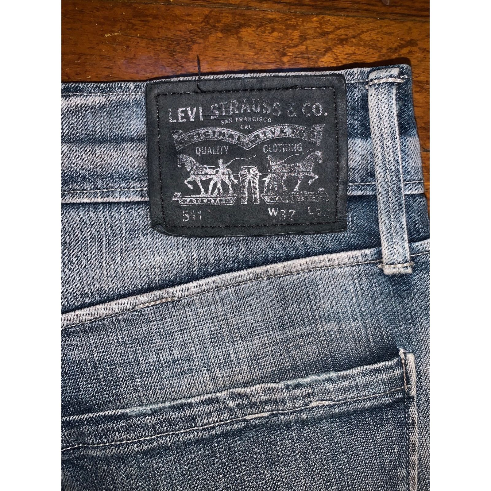 Levi's Levi’s 511 Handcukk Custom Painted Jeans Mens 32x34 1 of 1 Size US 32 / EU 48 - 10 Thumbnail
