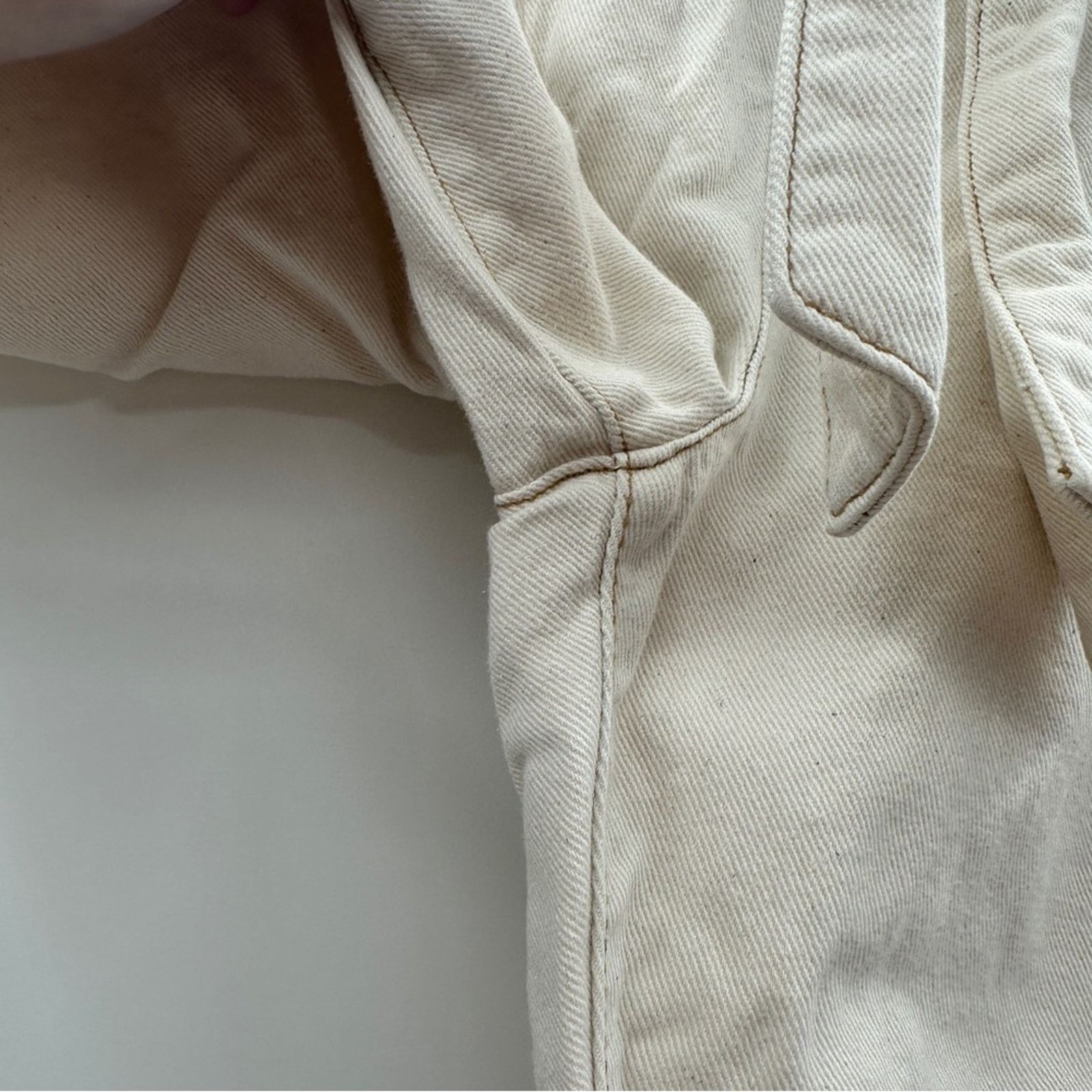 Sezane Sezane Austin Trousers High Waisted Tie Ankle Pants Sz 38 Size 31" - 7 Thumbnail