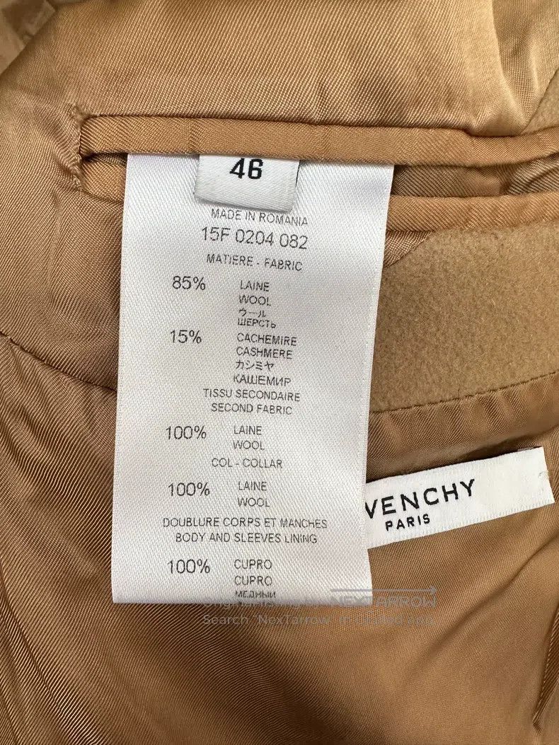 Givenchy Givenchy Khaki Long Trench Coat Jacket Size US XL / EU 56 / 4 - 4 Thumbnail