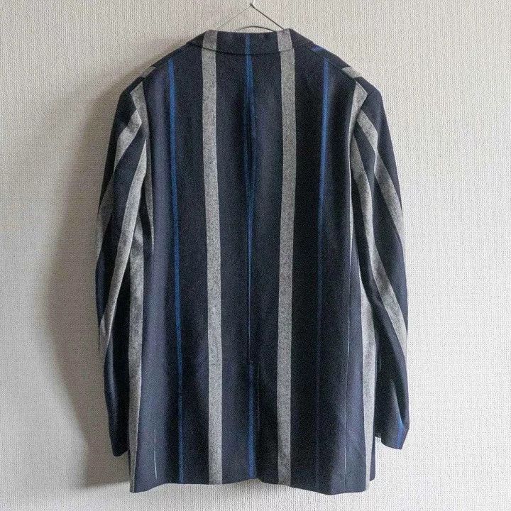 Yohji Yamamoto Yohji Yamamoto 1990s Wool Striped Suit Set by Yohji Yamamo Size US 32 / EU 48 - 3 Thumbnail