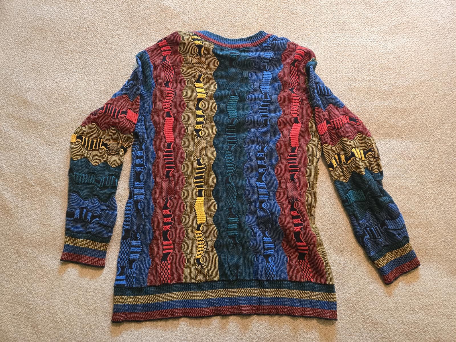 Other Reason L Vintage 90s Textured Knit Sweater Size US L / EU 52-54 / 3 - 5 Thumbnail