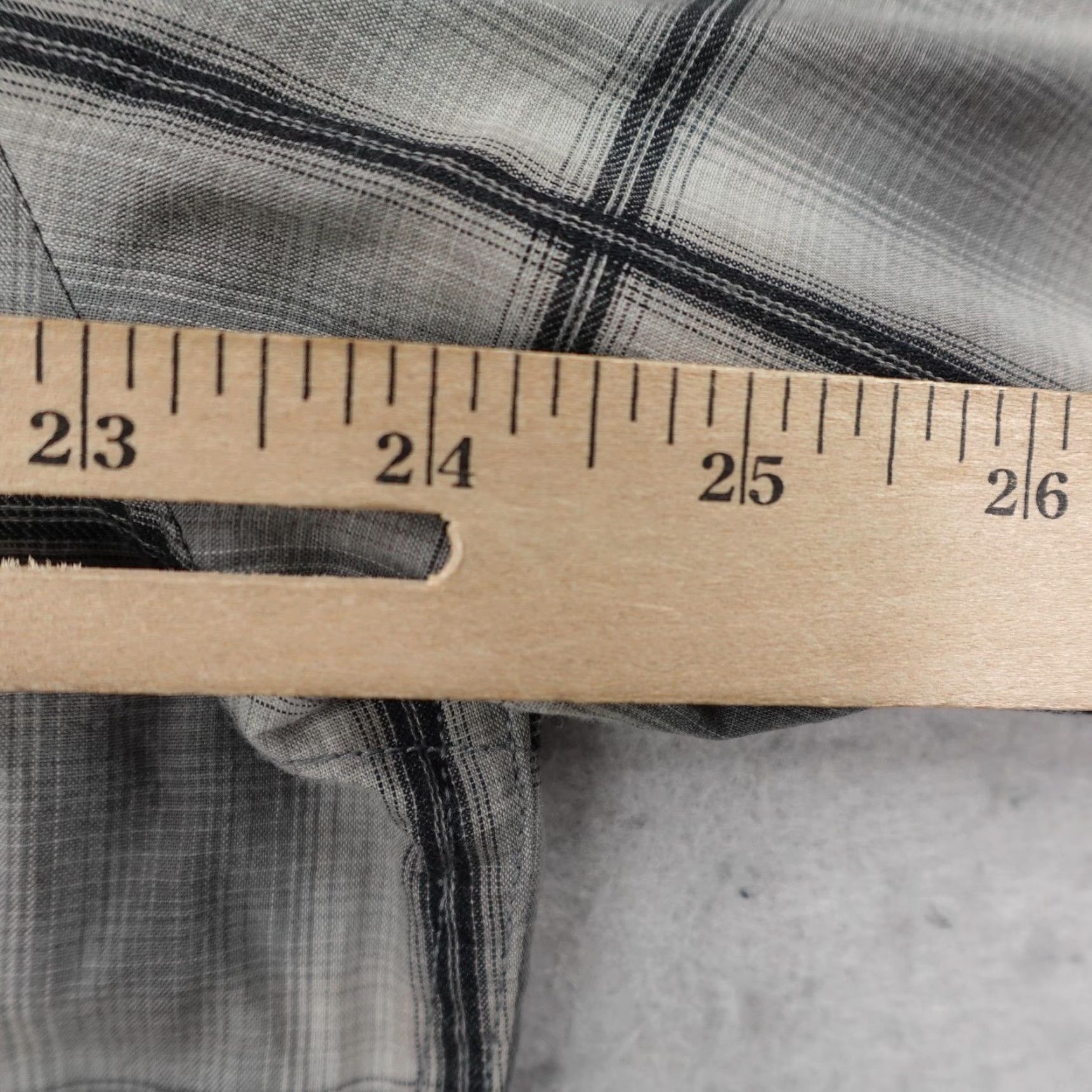 Pendleton Pendleton Shirt Mens Large Gray Plaid Western Pearl Snap Short Sleeve Frontier Size US L / EU 52-54 / 3 - 6 Thumbnail
